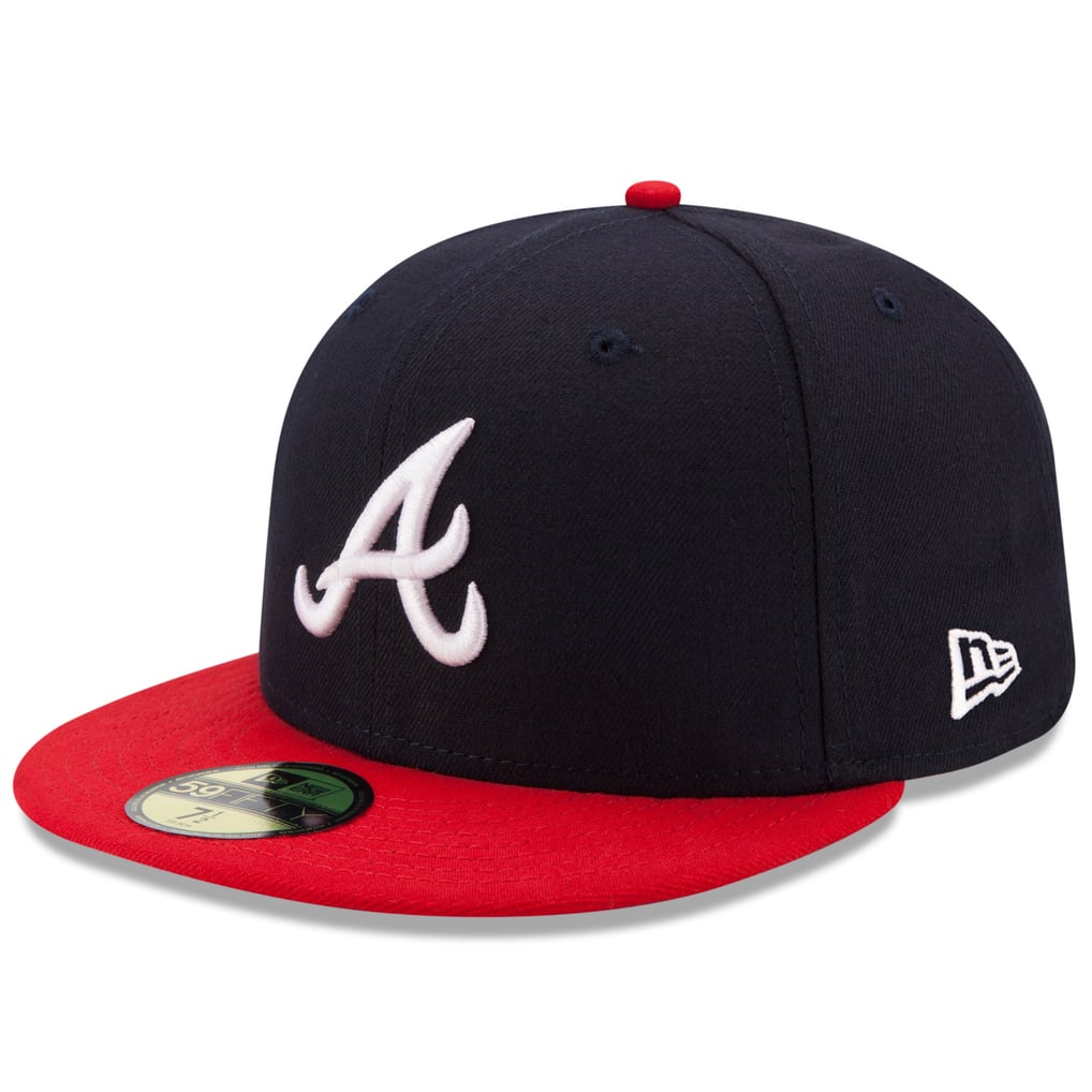 Atlanta Braves New Era 150th Anniversary Hat 59FIFTY Satin Navy Blue Red Limited Atlanta Braves New Era 150th Anniversary Hat 59FIFTY Satin  main image 4