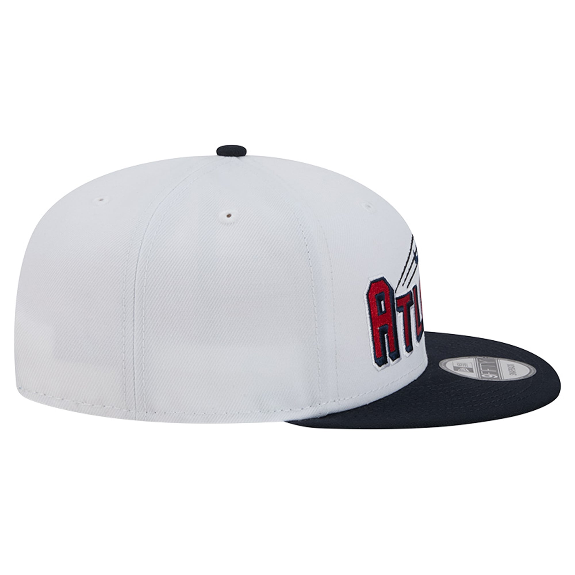 Casquette snapback New Era blanche Atlanta Braves Retro Sweep 9FIFTY pour homme