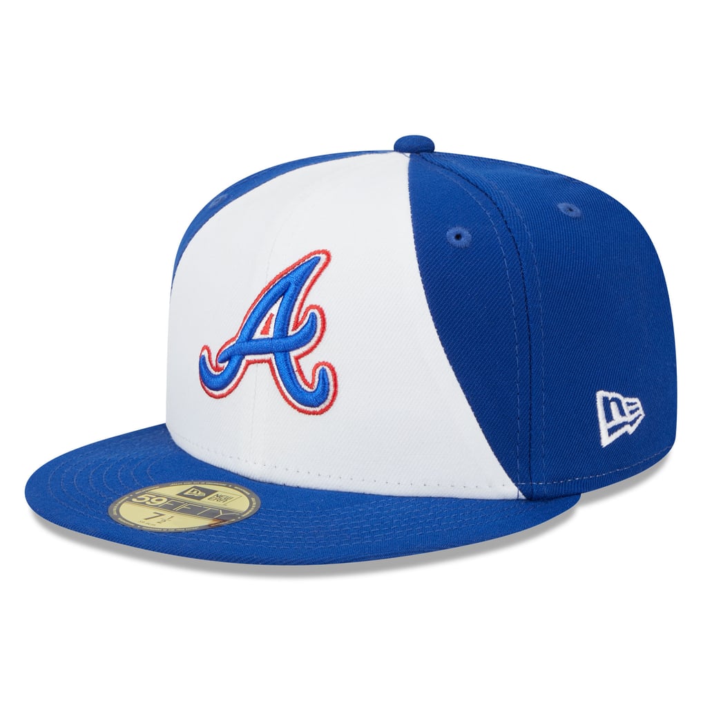 Atlanta Braves New Era 59Fifty Mesh Back Fitted SnapBack – Size 7 3/8, Blue, MLB Licensed