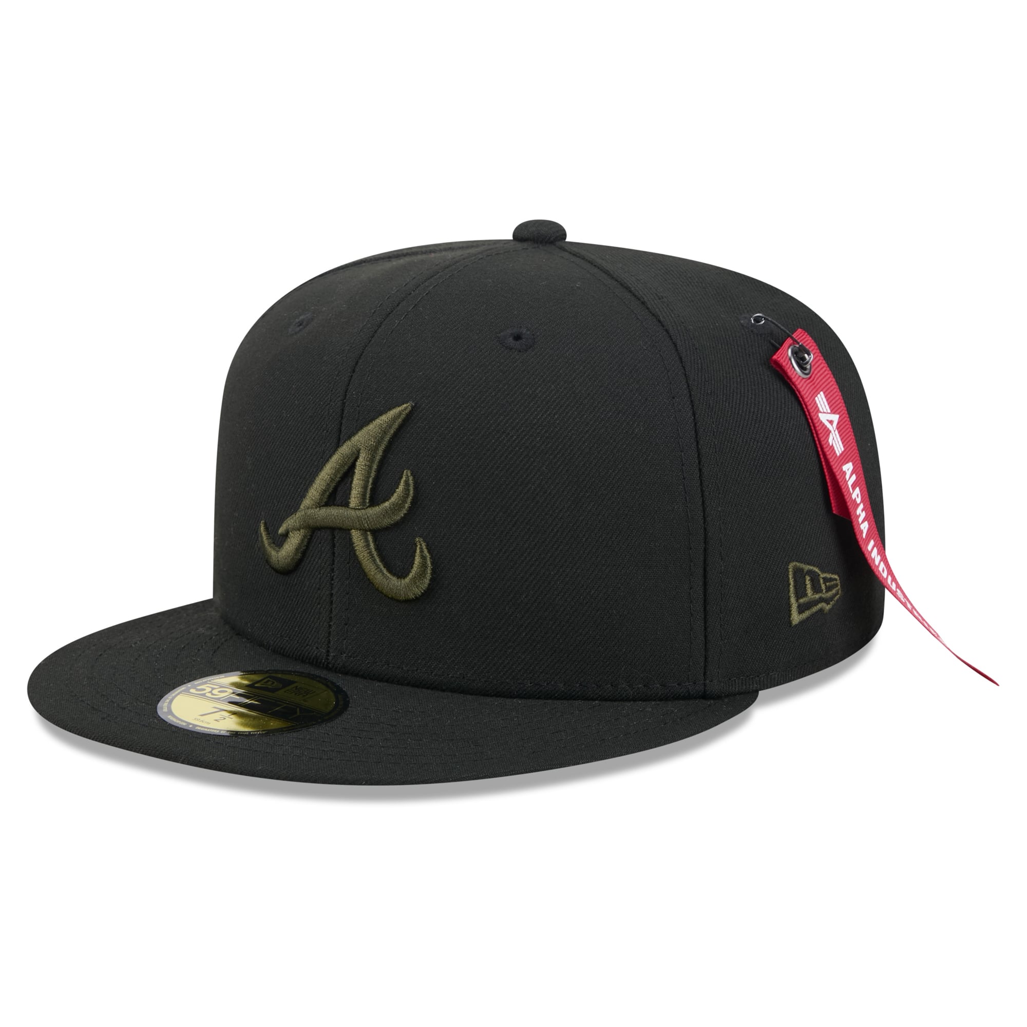 Casquette ajustée New Era x Alpha Industries Atlanta Braves 59FIFTY pour homme