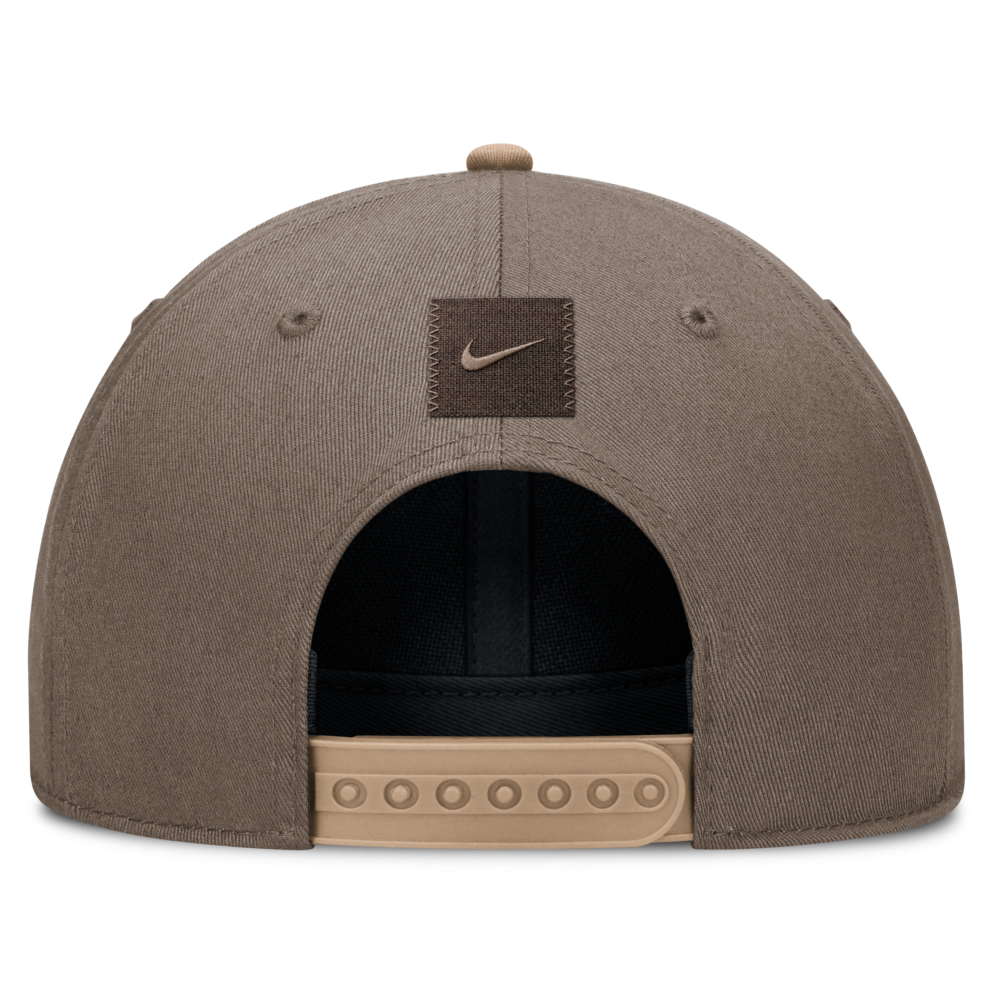 Casquette ajustable Nike marron Atlanta Braves Statement Rise pour homme