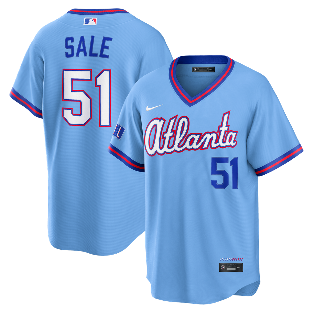 Chris Sale Atlanta Braves Nike 2026 City Connect Stadium Jersey ...