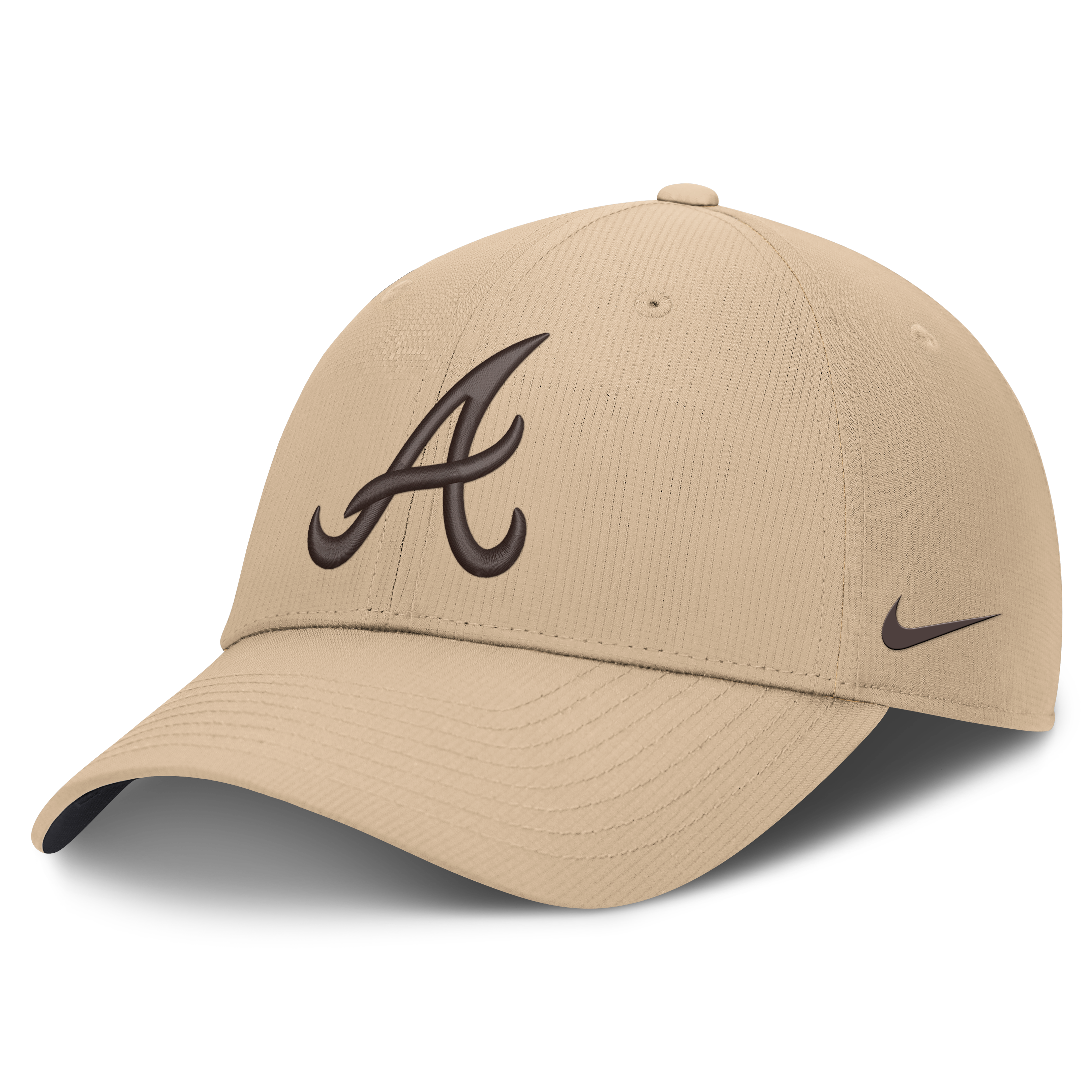 Casquette ajustable Nike Atlanta Braves Desert Ripstop Club kaki pour homme