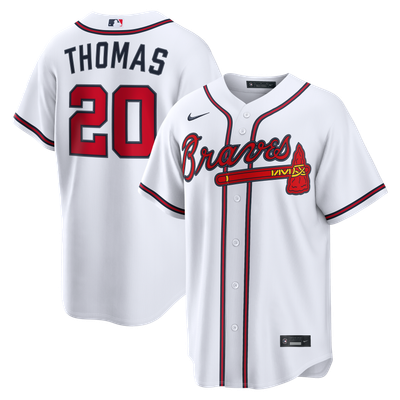 Lane Thomas Atlanta Braves Nike Home Replica Jersey - White