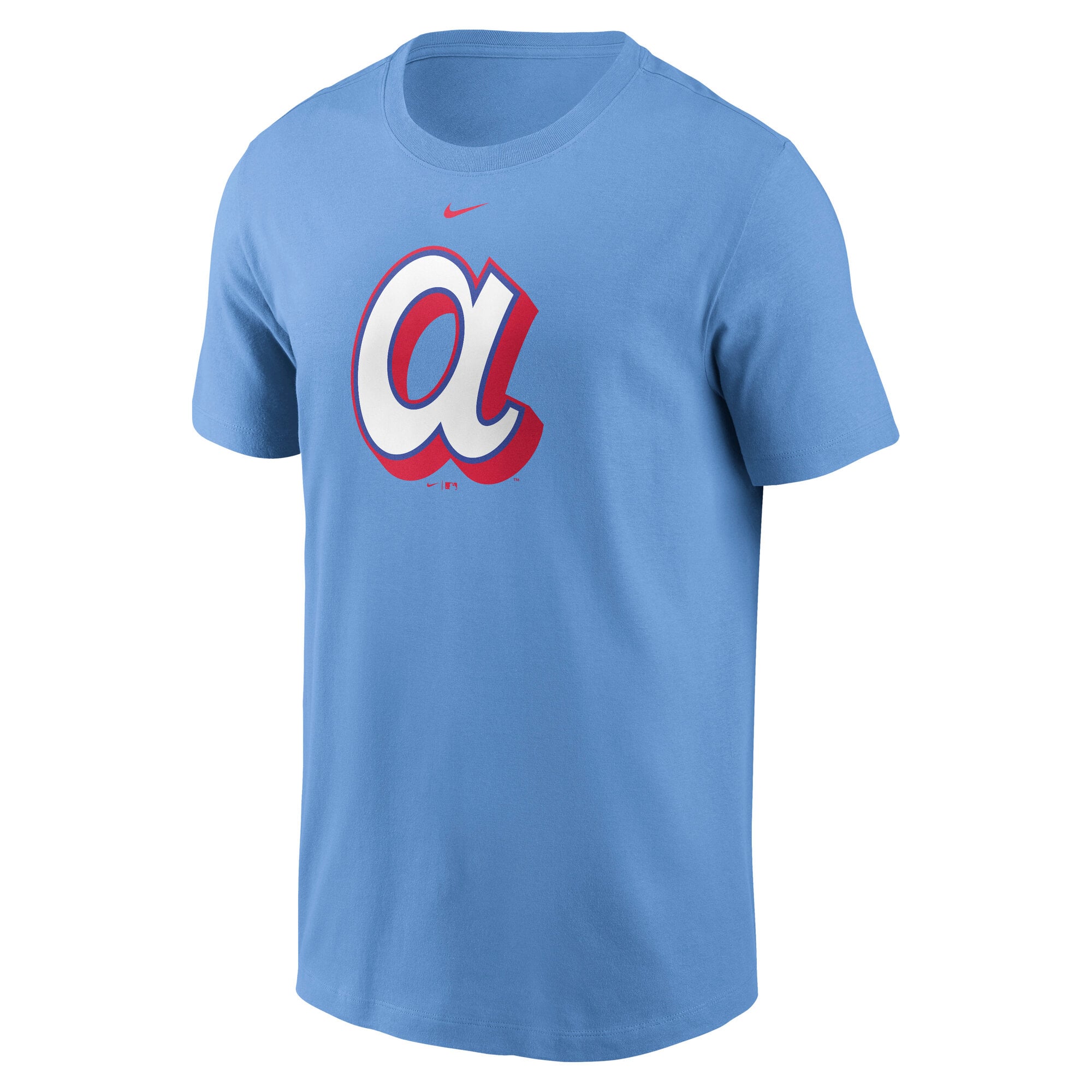 Men's Nike Light Blue Atlanta Braves City Connect Club T-Shirt