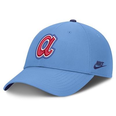 Atlanta Braves Nike Cooperstown Club Dri-FIT Adjustable Hat - Light Blue