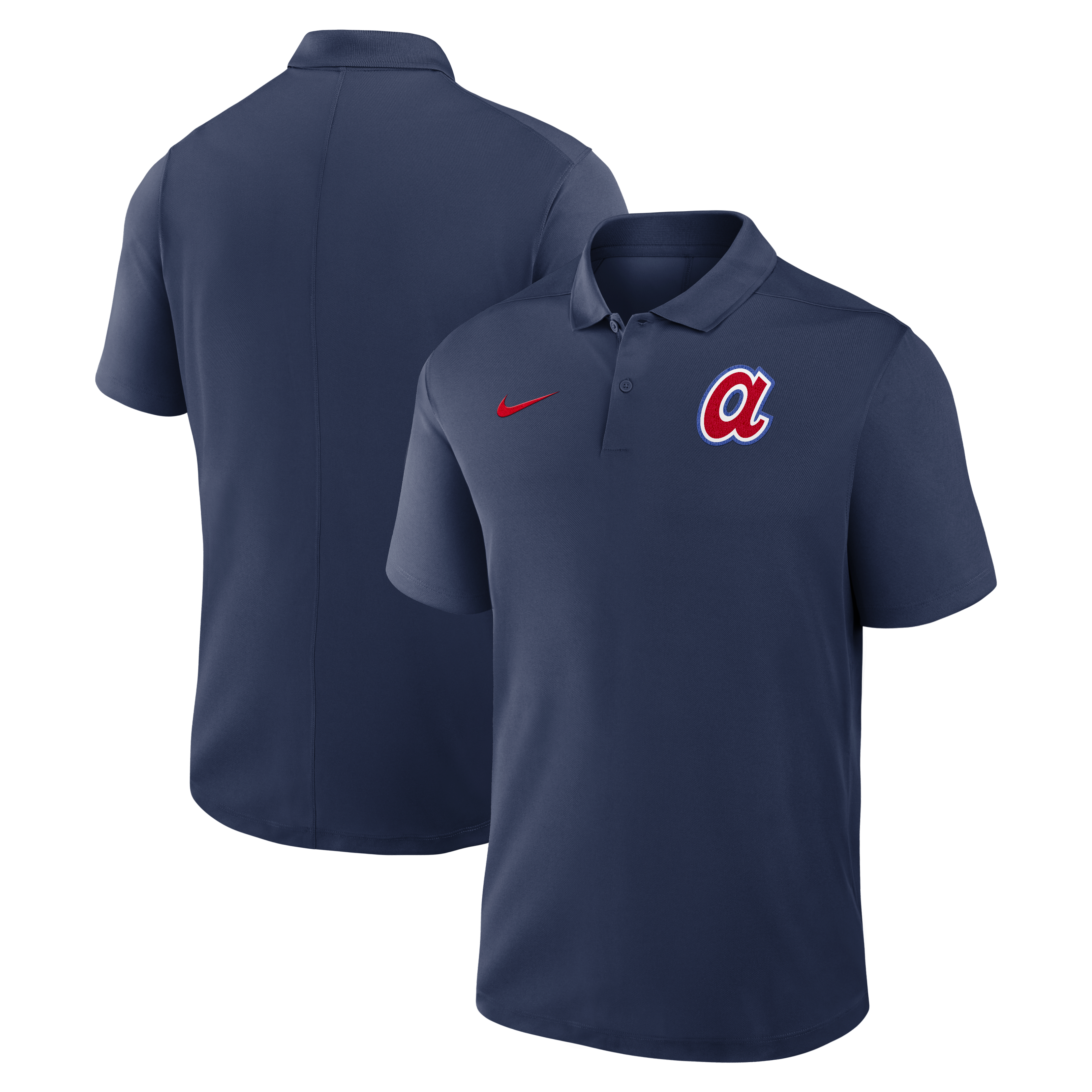 Men's Nike Navy Atlanta Braves Alternate Victory Dri-FIT Polo