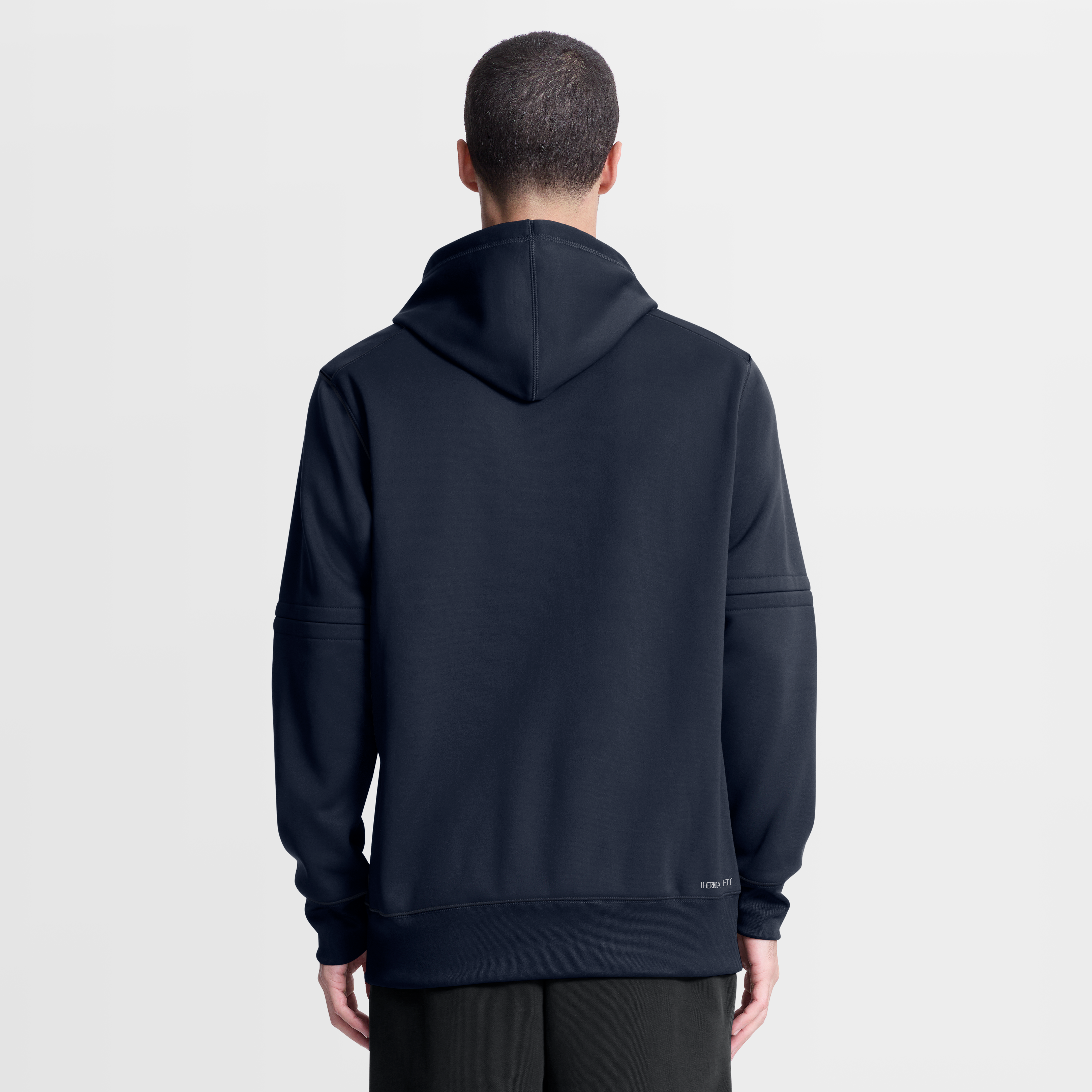 Men's Nike Navy Atlanta Braves Authentic Collection Therma-FIT Hoodie