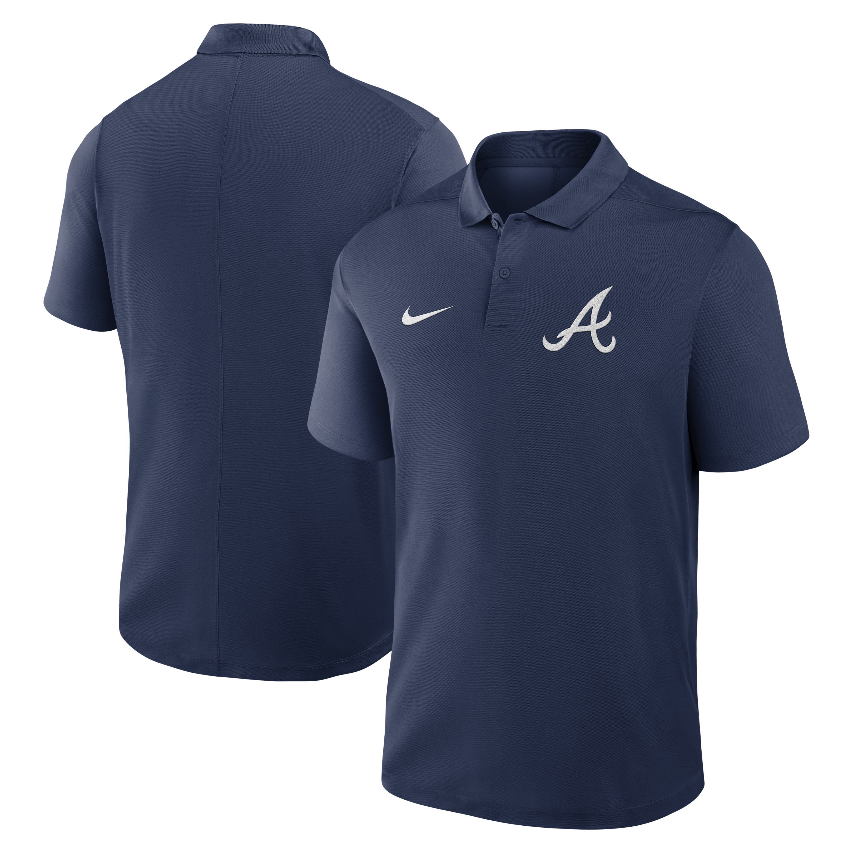 Men's Nike Navy Atlanta Braves Dri-FIT Victory Polo