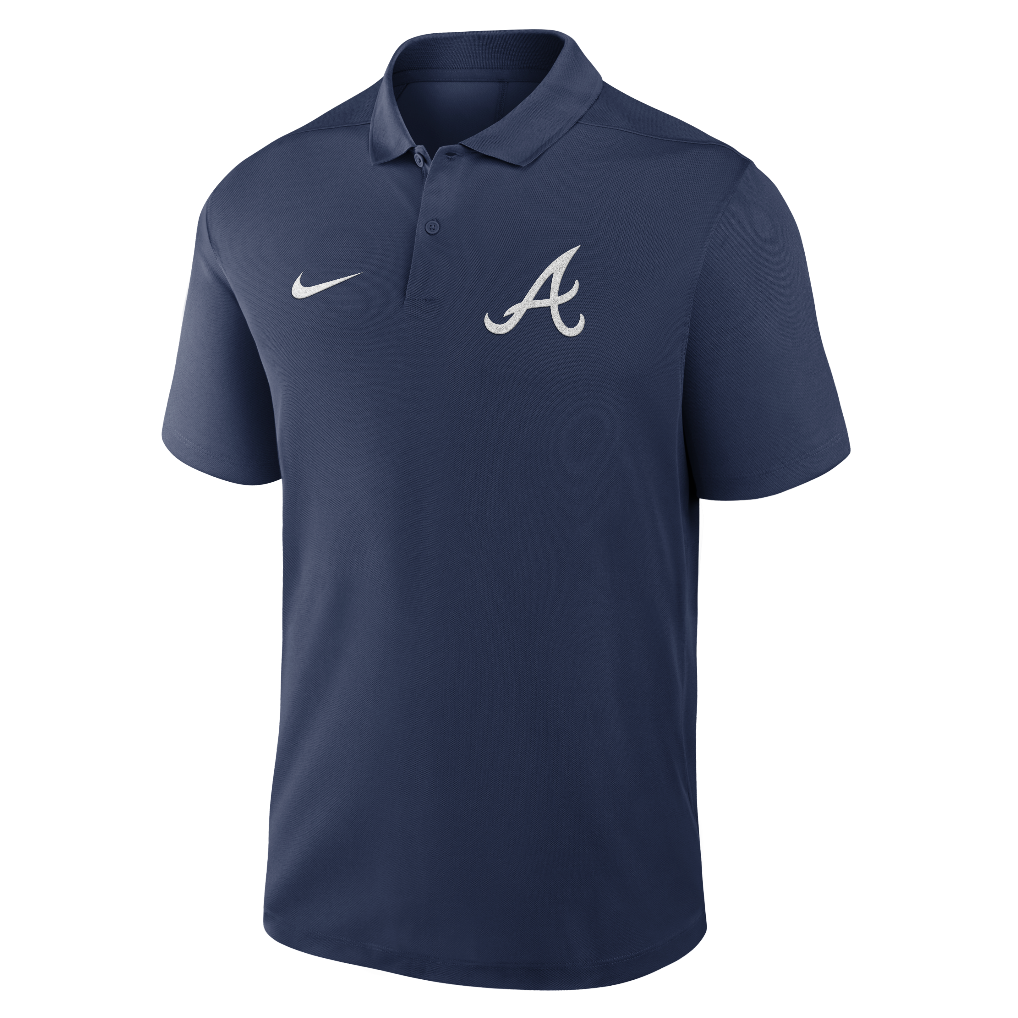 Men's Nike Navy Atlanta Braves Dri-FIT Victory Polo