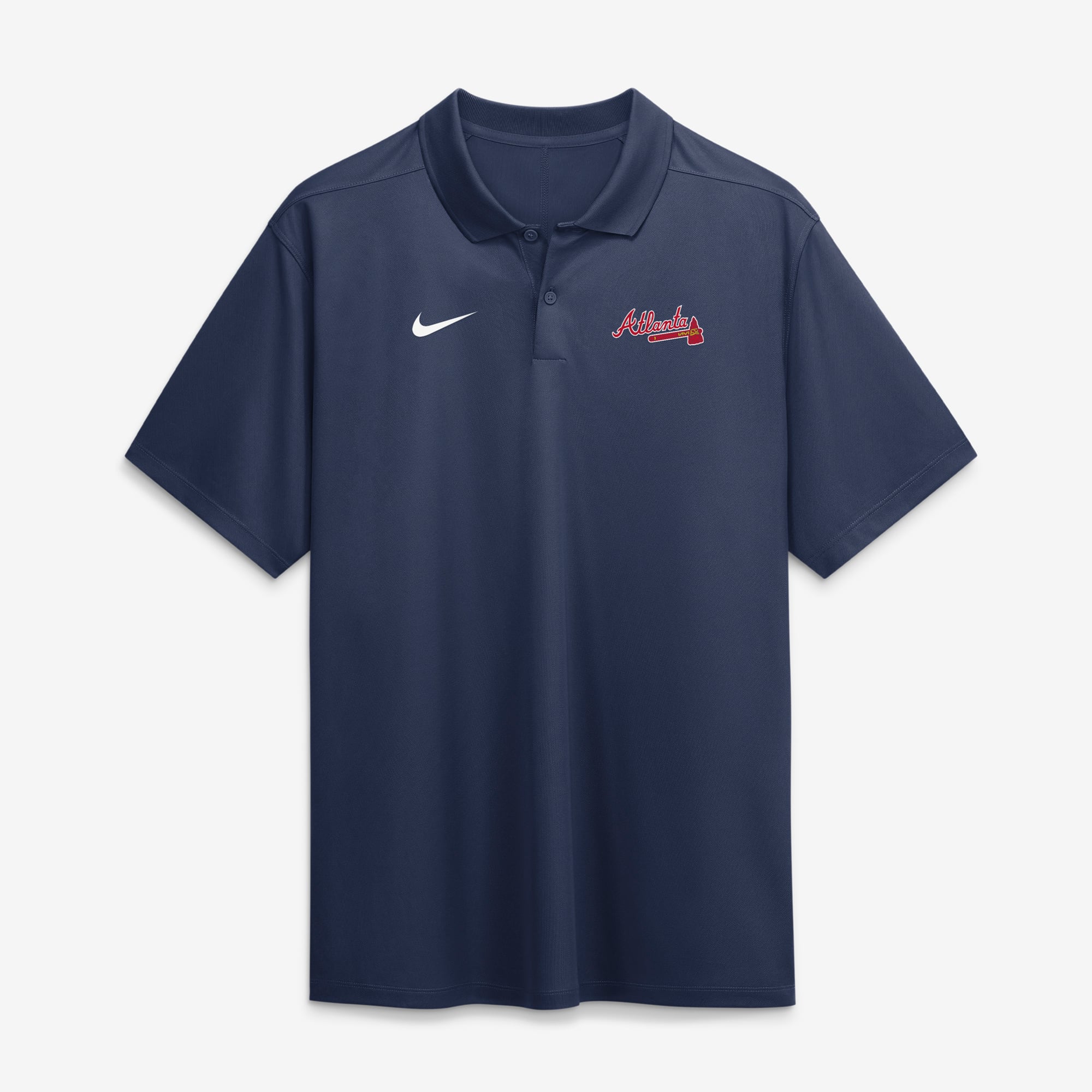 Men's Nike Navy Atlanta Braves Dri-FIT Victory Polo