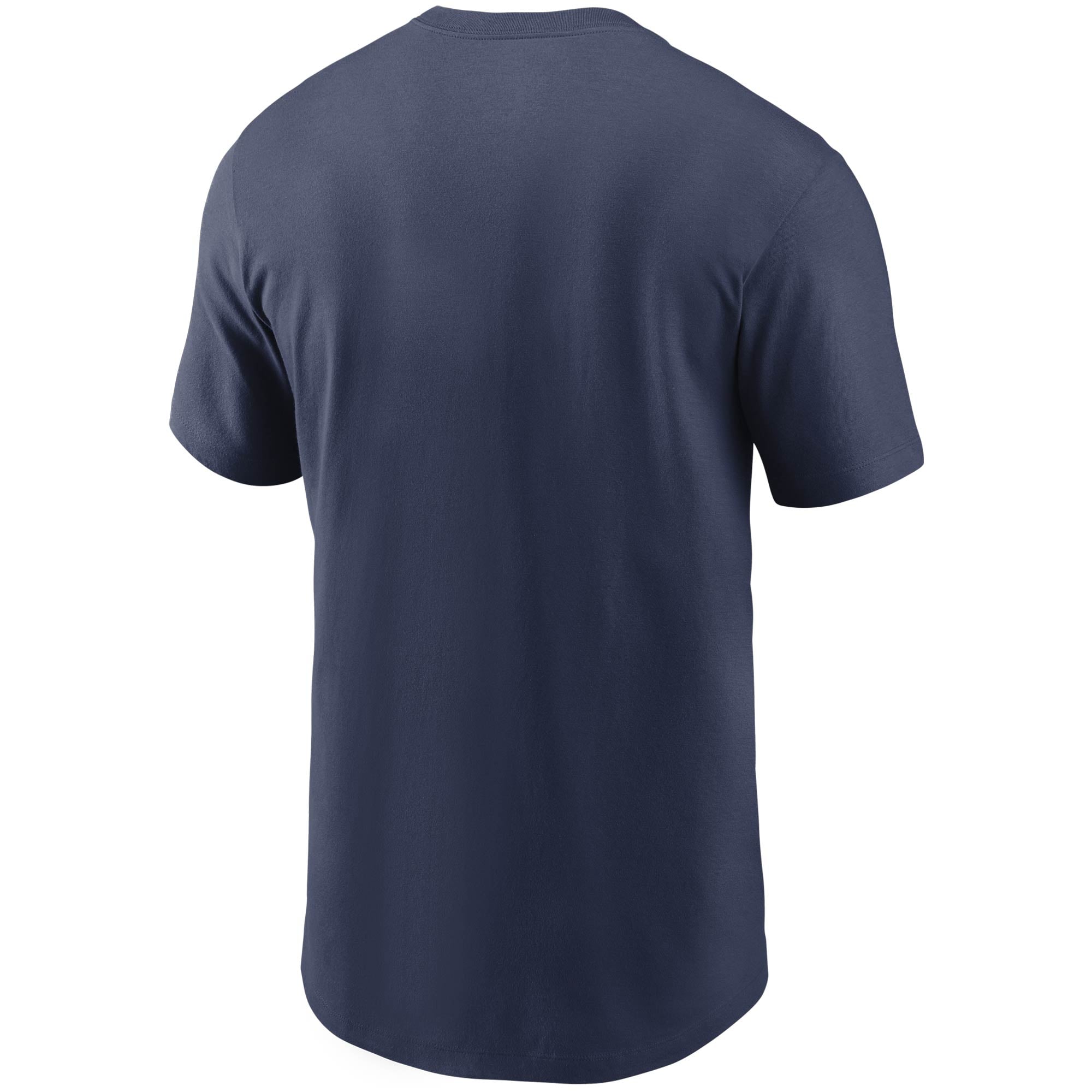 T-shirt Nike Atlanta Braves Team Wordmark bleu marine pour homme