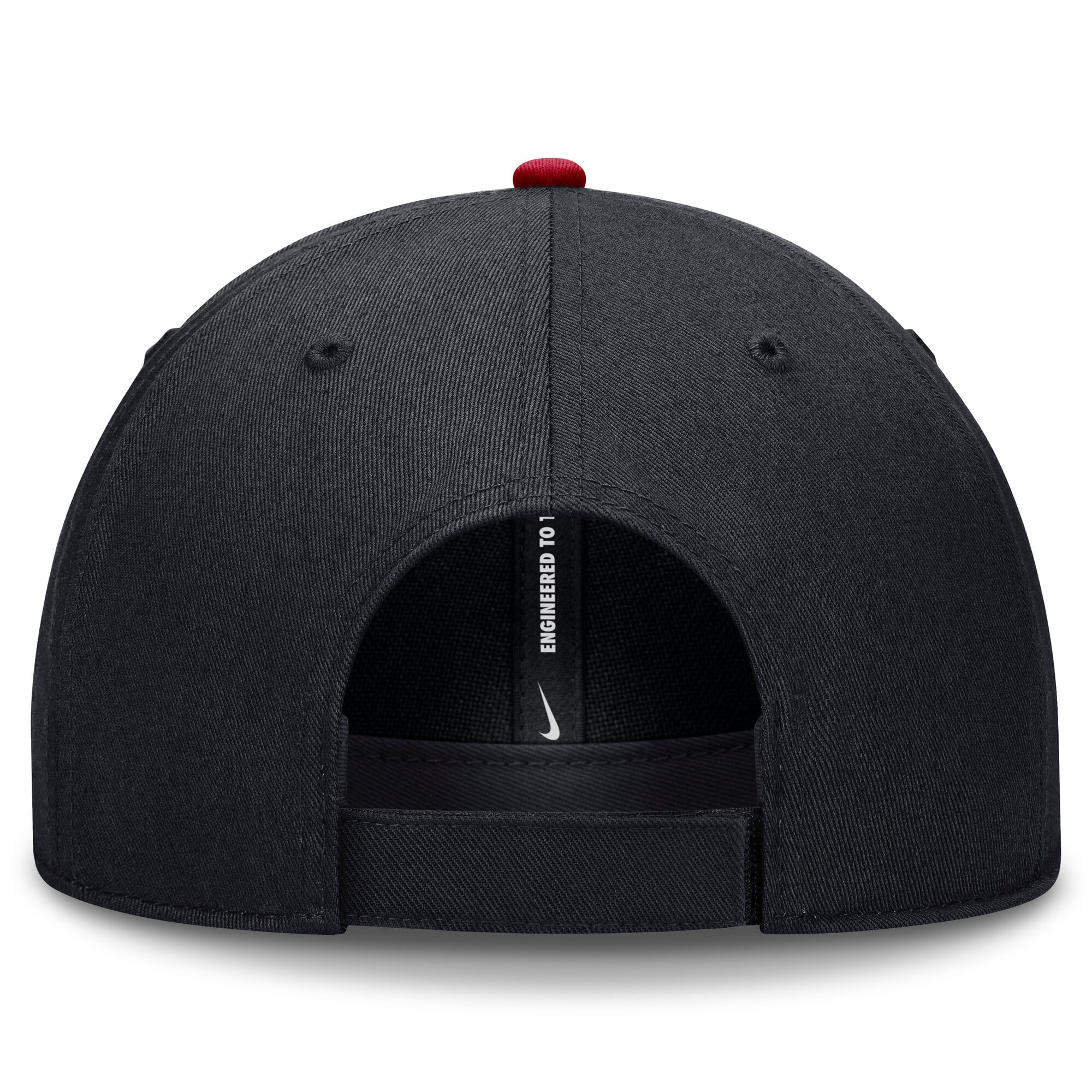 Casquette ajustable Nike Atlanta Braves Dri-FIT Club bleu marine/rouge pour homme
