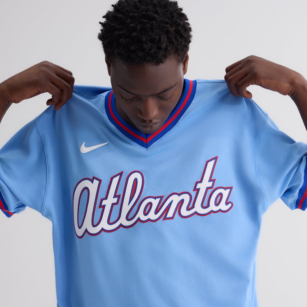Men's Nike Powder Blue Atlanta Braves 2026 City Connect Authentic Jersey