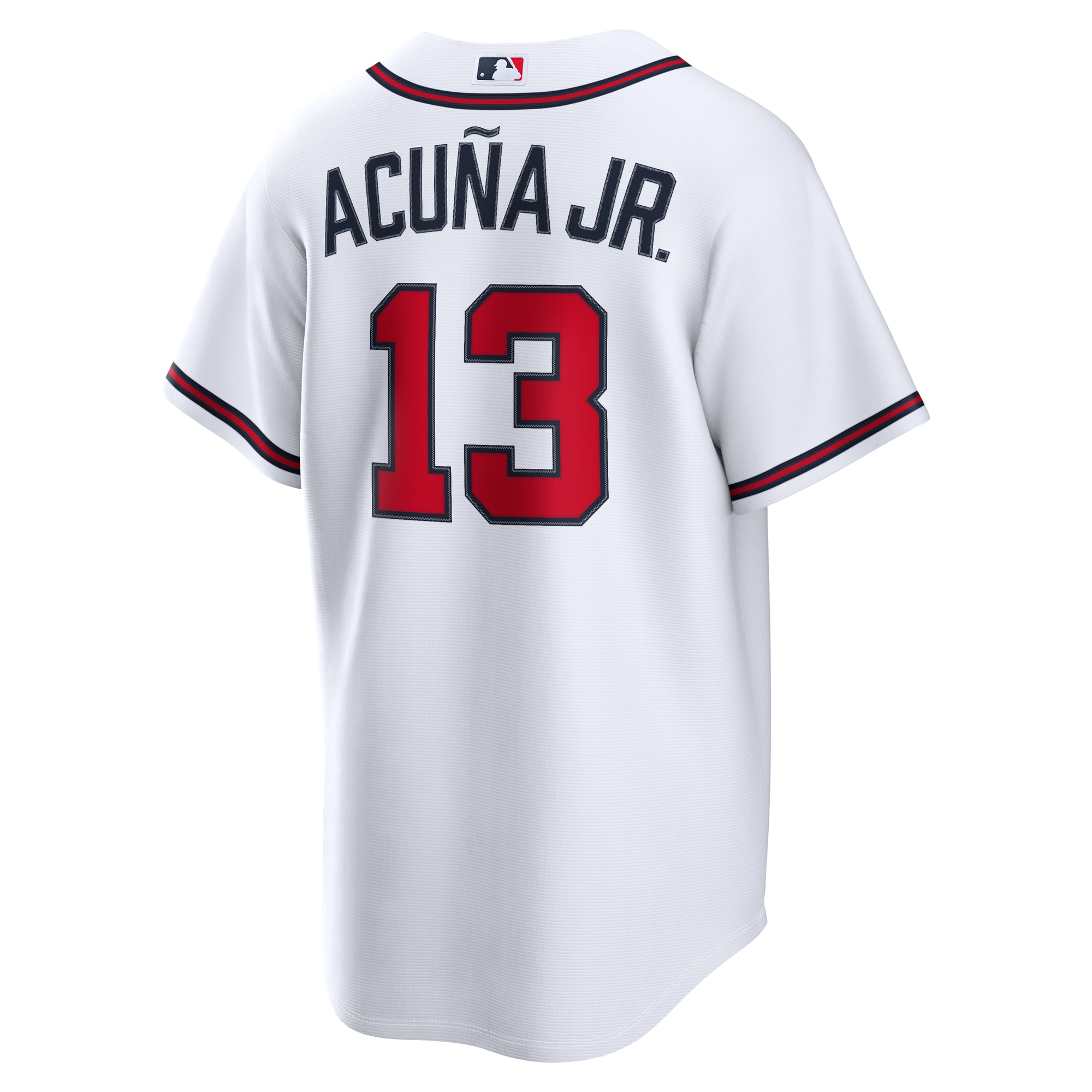 Men's Nike Ronald Acuña Jr. White Atlanta Braves Home Replica Jersey