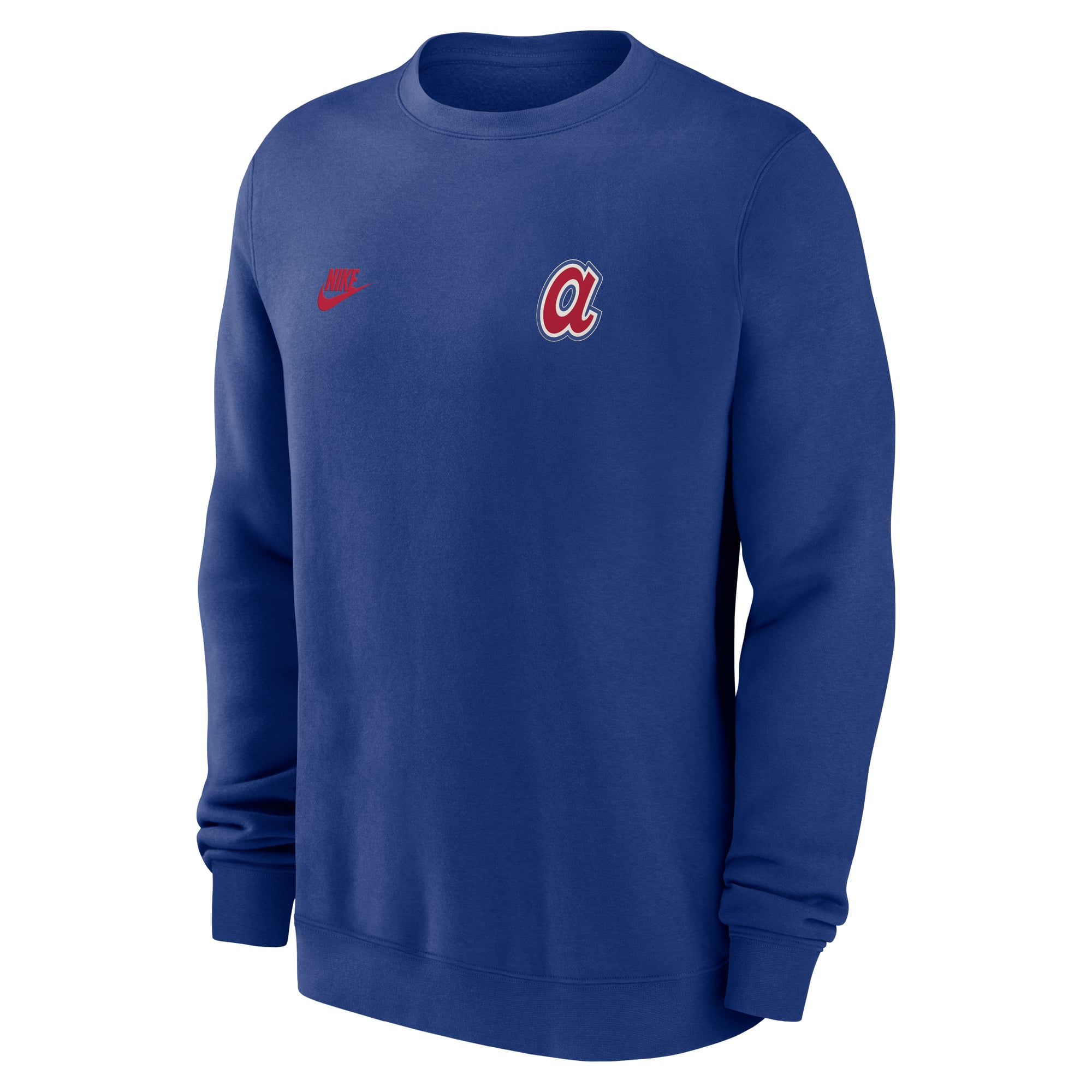 Men's Nike Royal Atlanta Braves Cooperstown Diamond Sweatshirt
