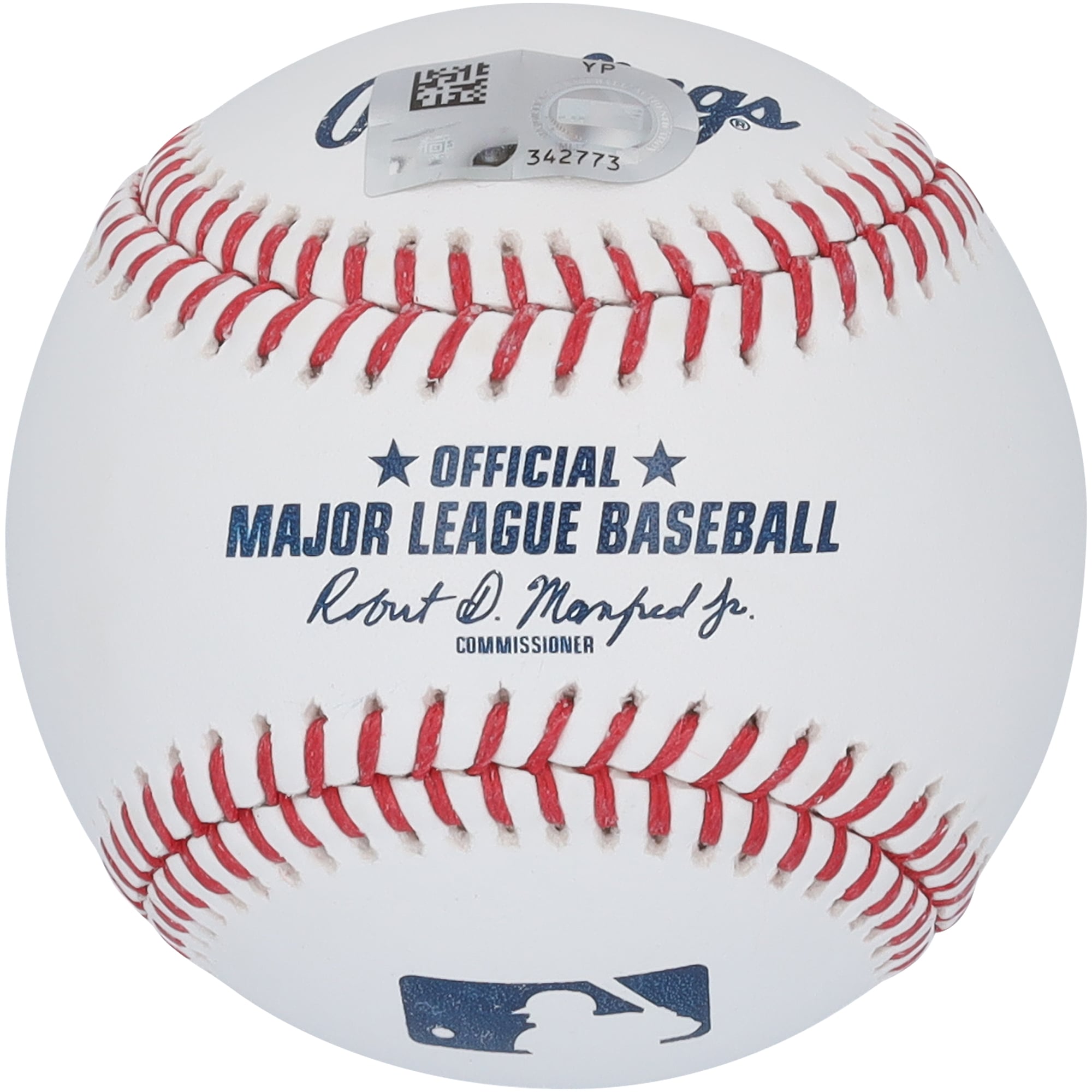 Baseball autographié par Michael Harris II et Ronald Acuña Jr. des Atlanta Braves avec les inscriptions « 18 NL ROY » et « 22 NL ROY »