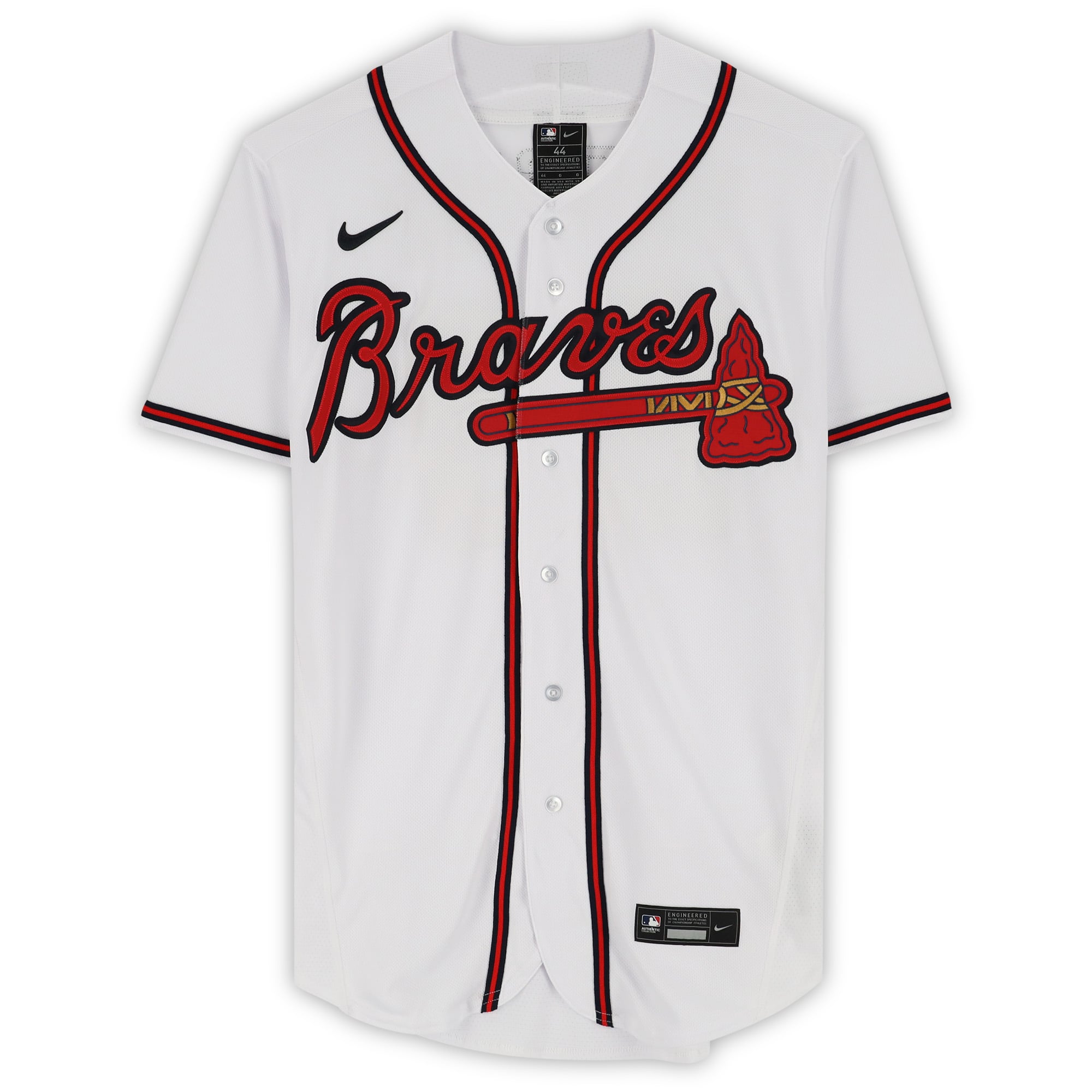 Michael Harris II Atlanta Braves Autographed White Nike Authentic Jersey with "22 NL ROY" Inscription