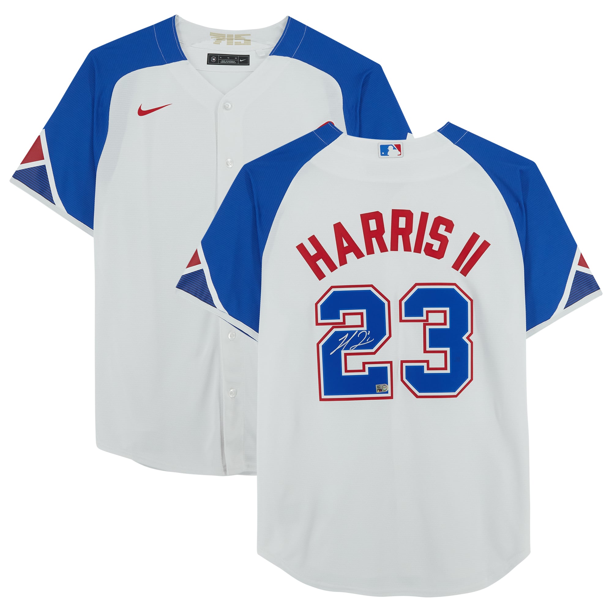 Michael Harris II Atlanta Braves Autographed White Nike City Connect Replica Jersey
