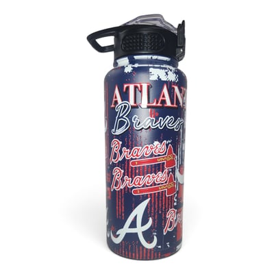 Atlanta Braves Pegasus 32oz. Home Field Mashup Stainless Steel ProPress Water Bottle