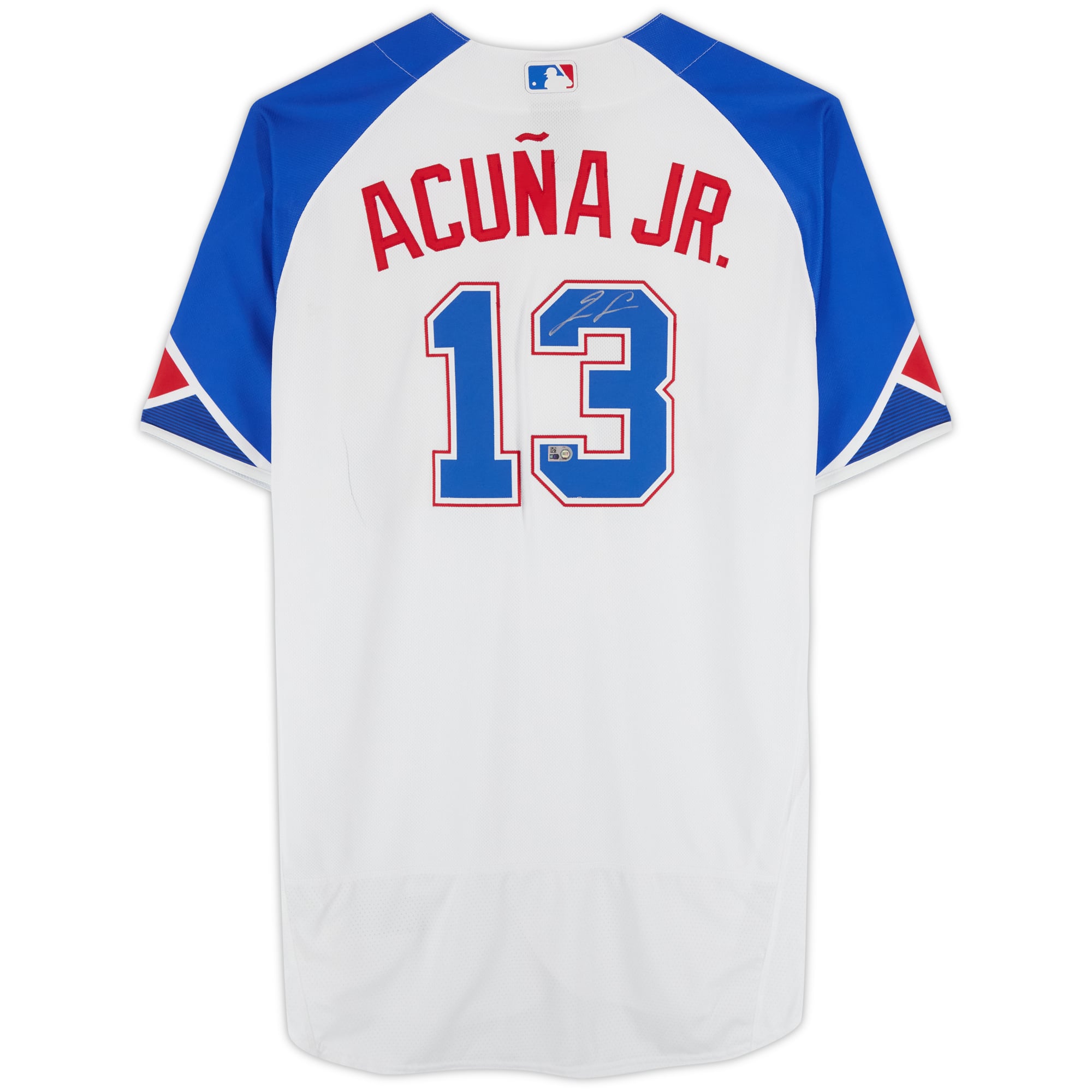 Ronald Acuna Atlanta Braves Autographed Nike City Connect Authentic Jersey
