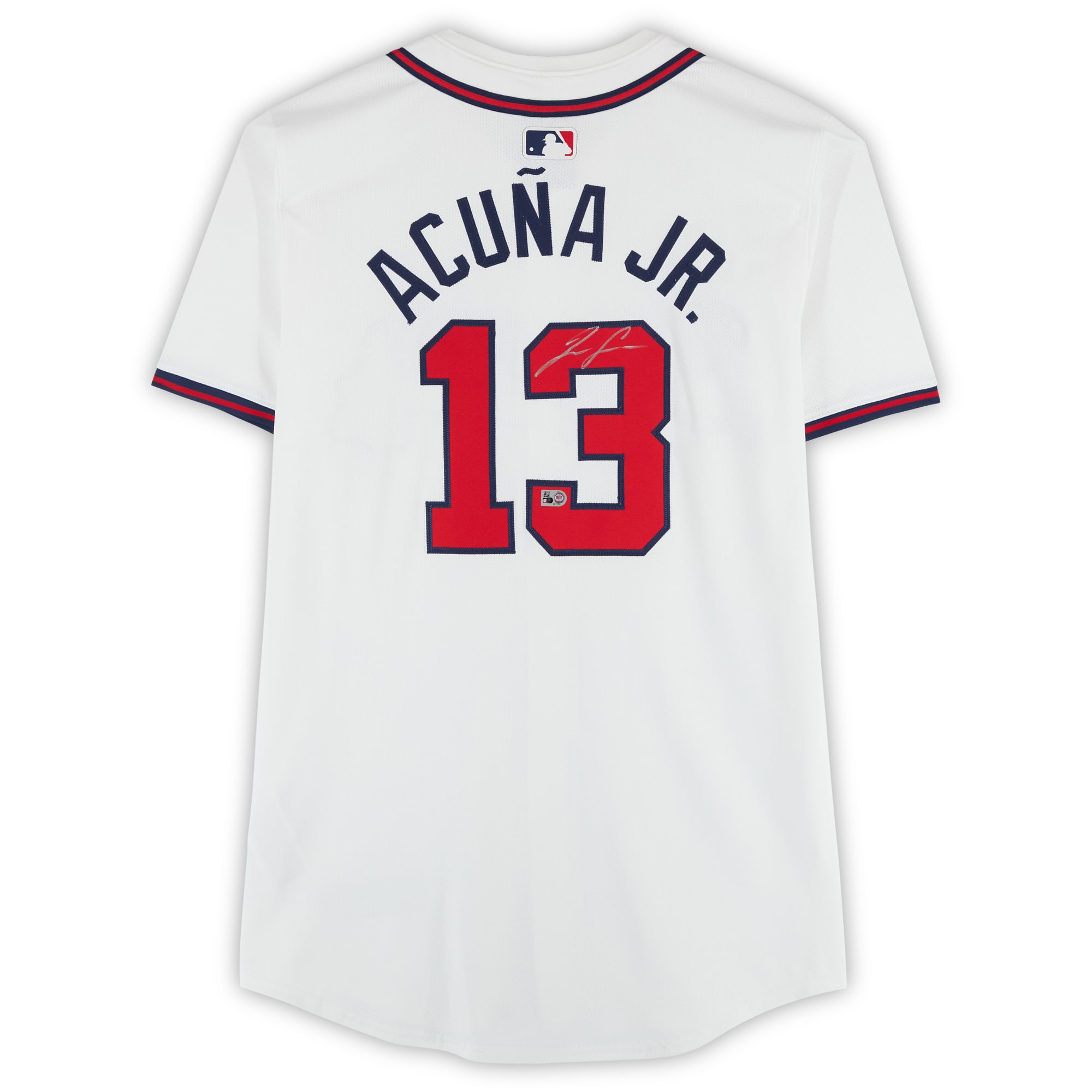 Ronald Acuña Jr. Atlanta Braves Autographed White Nike Elite Jersey