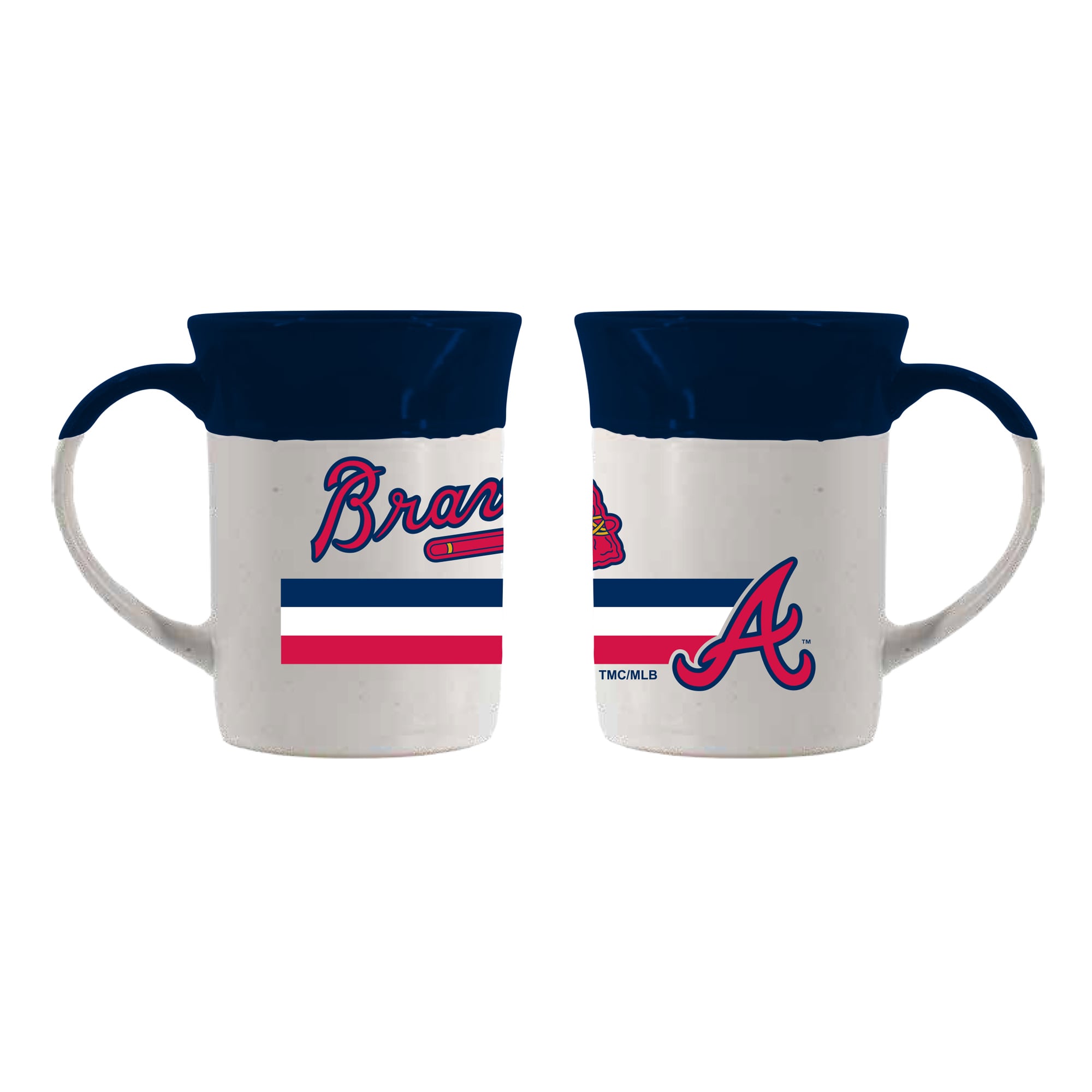 Mug en céramique mouchetée 44 cl (15 oz) Atlanta Braves de The Memory Company
