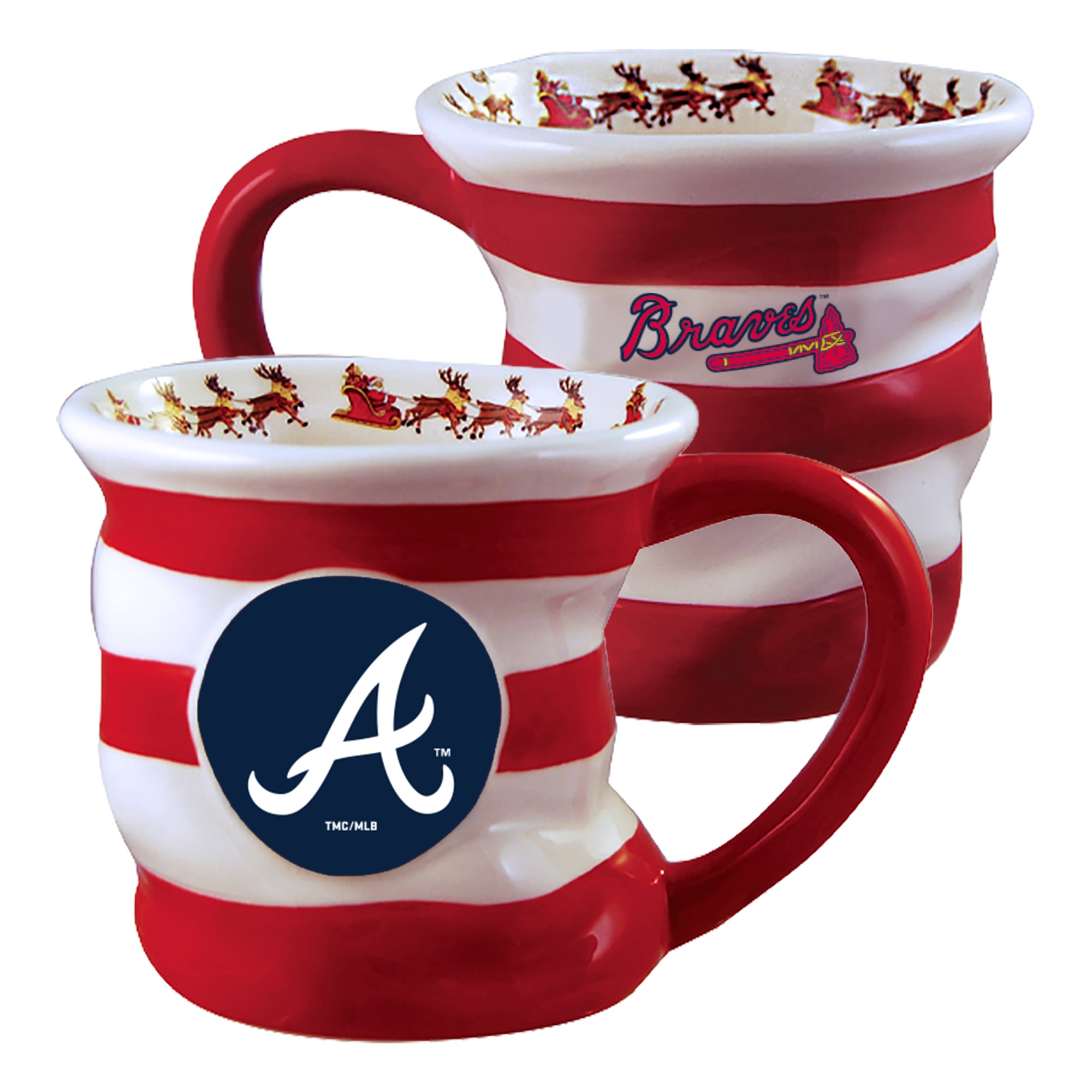 Mug de Noël 532 ml (18 oz) Atlanta Braves de The Memory Company