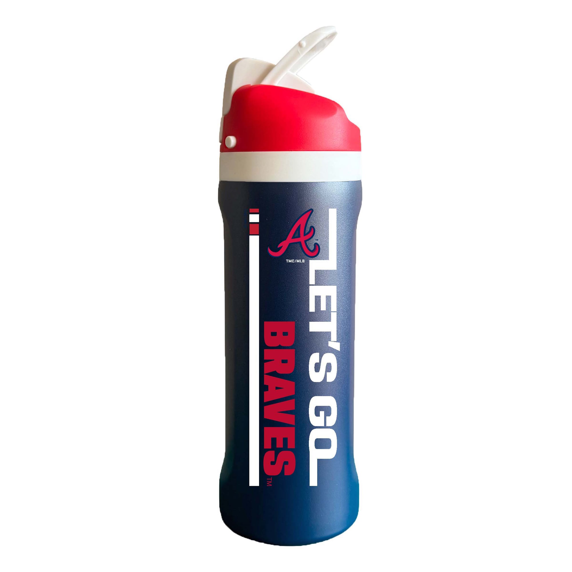 Gobelet isotherme en acier inoxydable de 710 ml (24 oz) aux couleurs de l'équipe Atlanta Braves, de The Memory Company