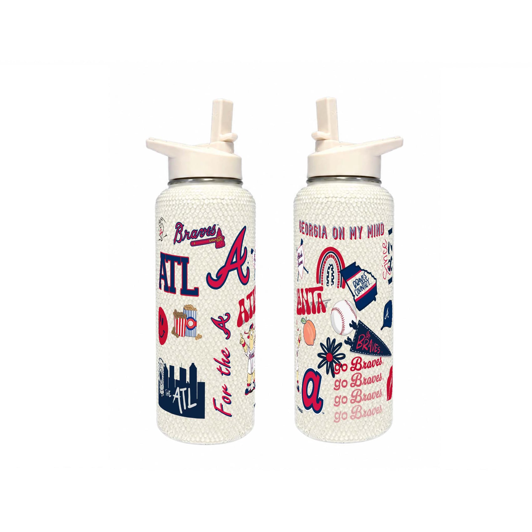 Bouteille Bling Quencher Atlanta Braves de The Memory Company (1 litre)