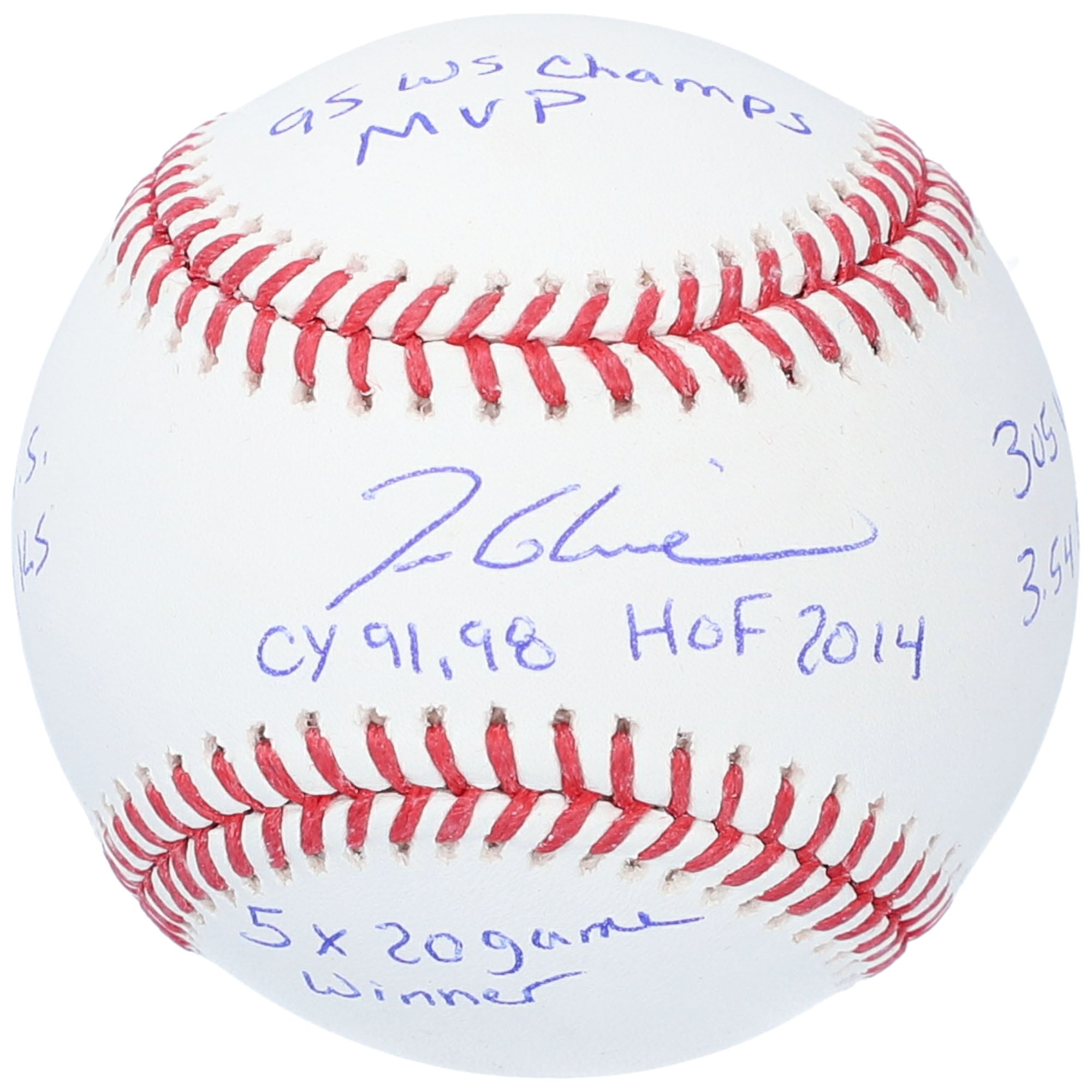 と*く様 Tom Glavine 直筆サイン入りボール Braves と*く様 Tom