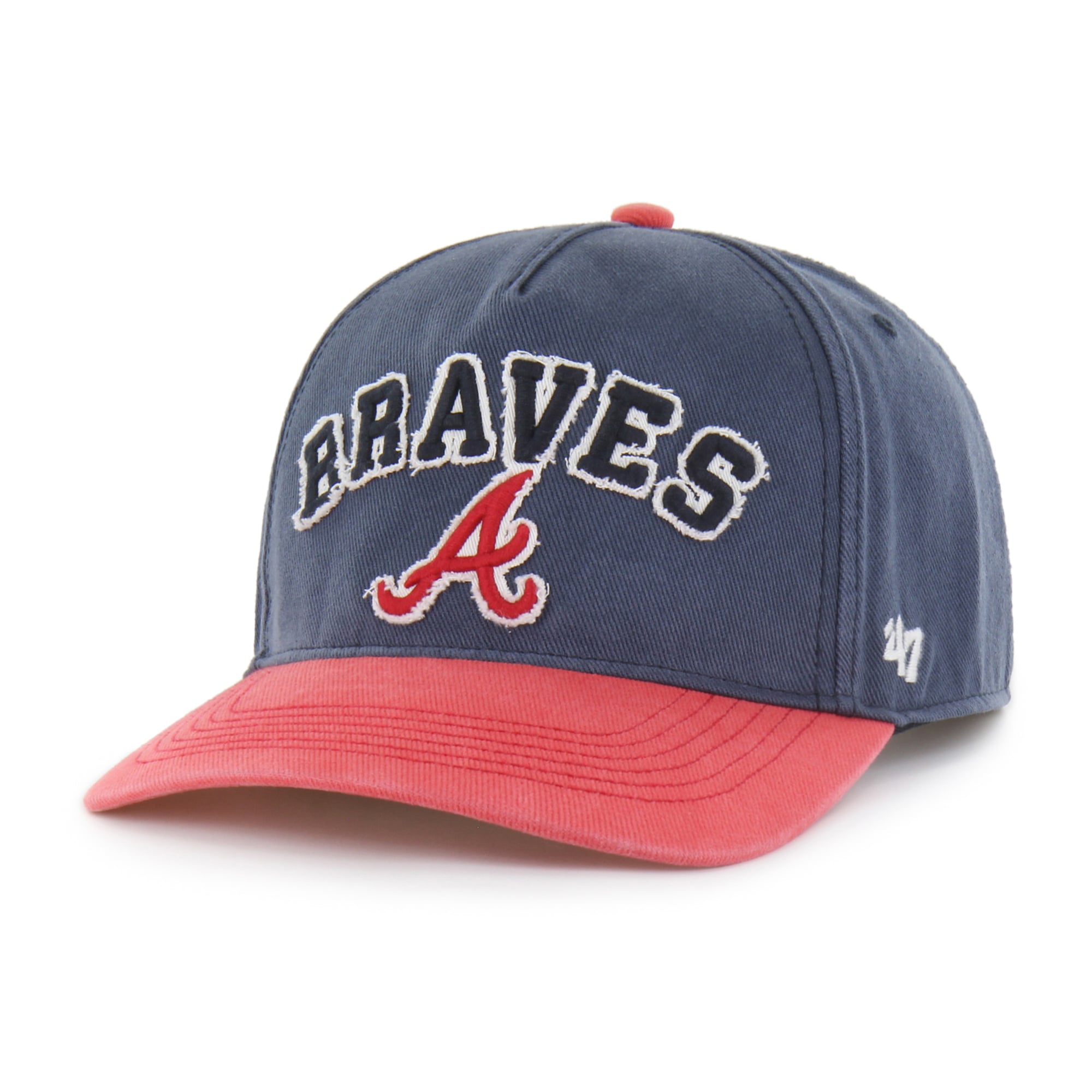 Unisex '47 Navy Atlanta Braves Calderwood Hitch Adjustable Hat