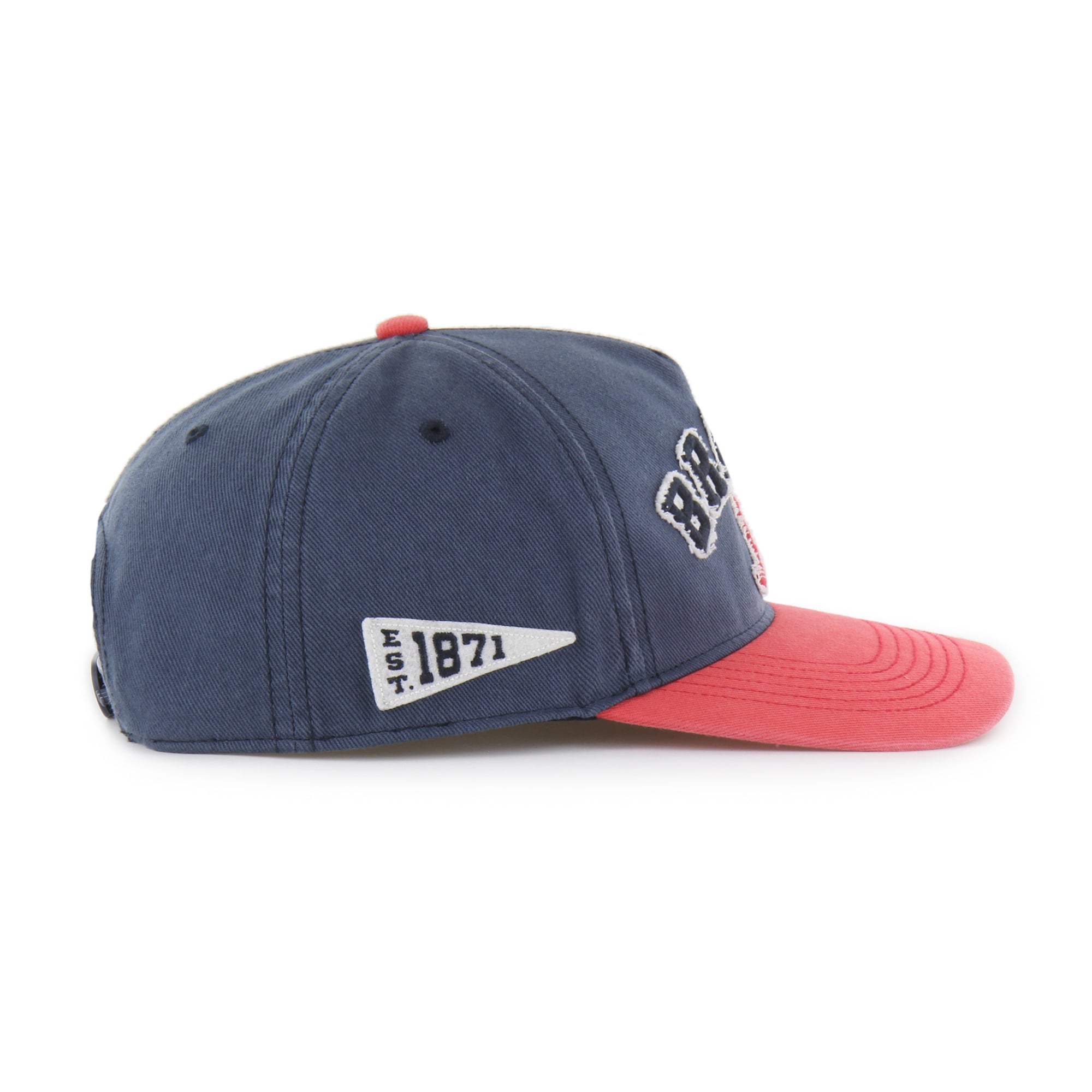 Unisex '47 Navy Atlanta Braves Calderwood Hitch Adjustable Hat