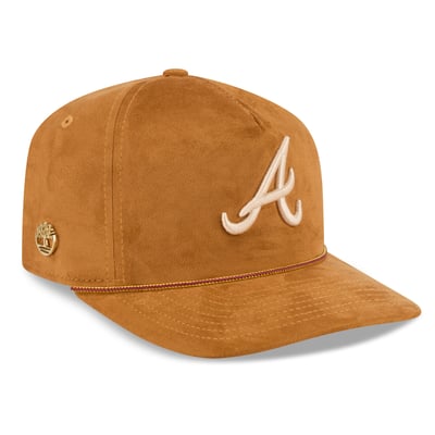 Atlanta Braves New Era x Timberland Unisex 19TWENTY Adjustable Hat - Wheat