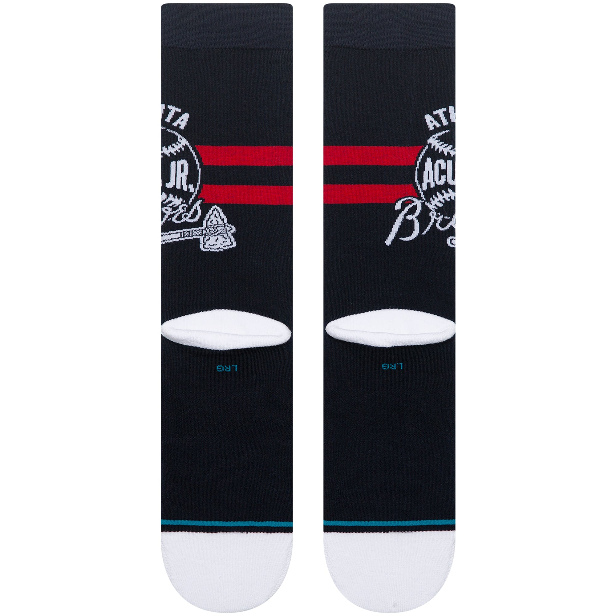 Unisex Stance Ronald Acuña Jr. Navy Atlanta Braves Stitches Crew Socks