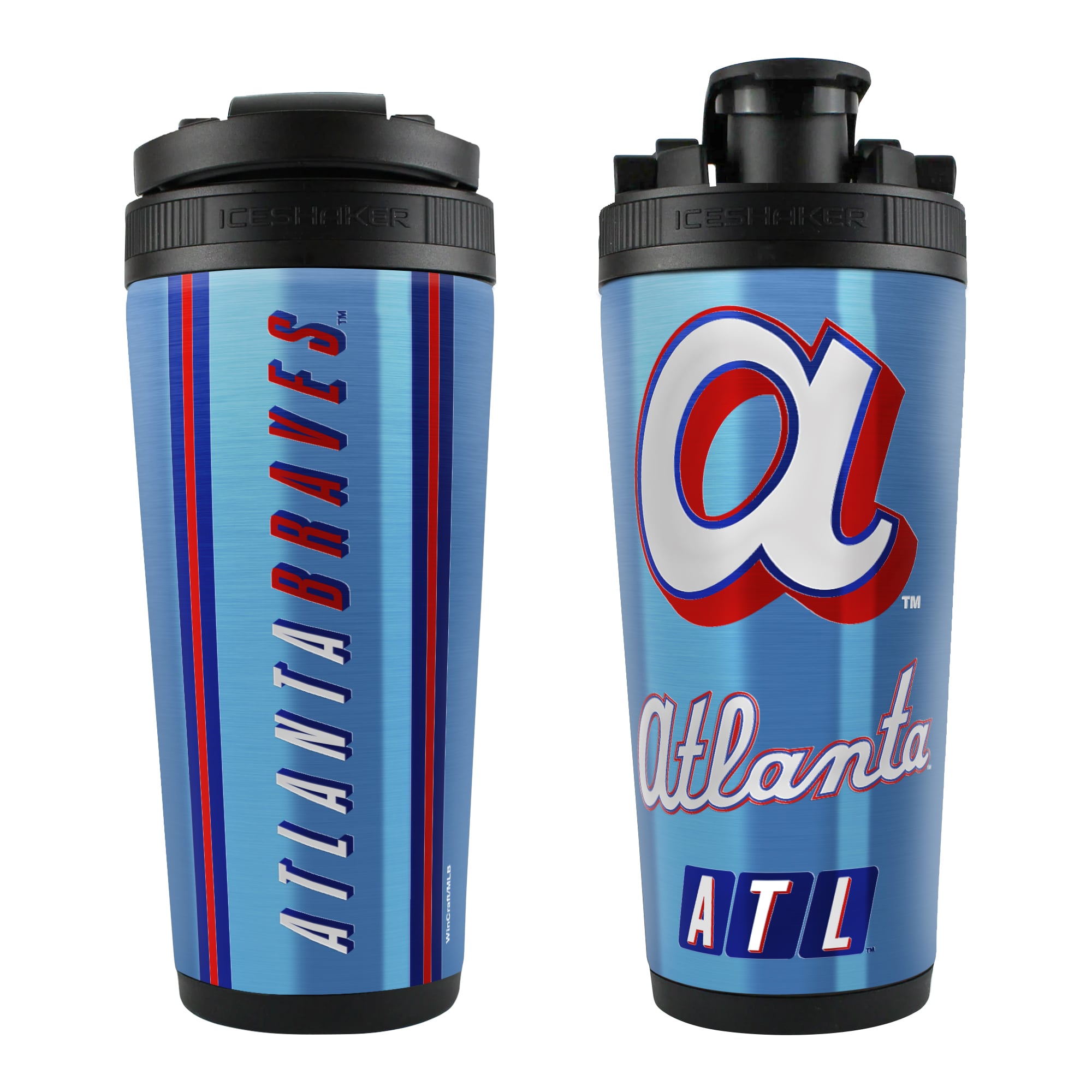 WinCraft  Atlanta Braves 2026 City Connect 26oz. 4D Ice Shaker Bottle