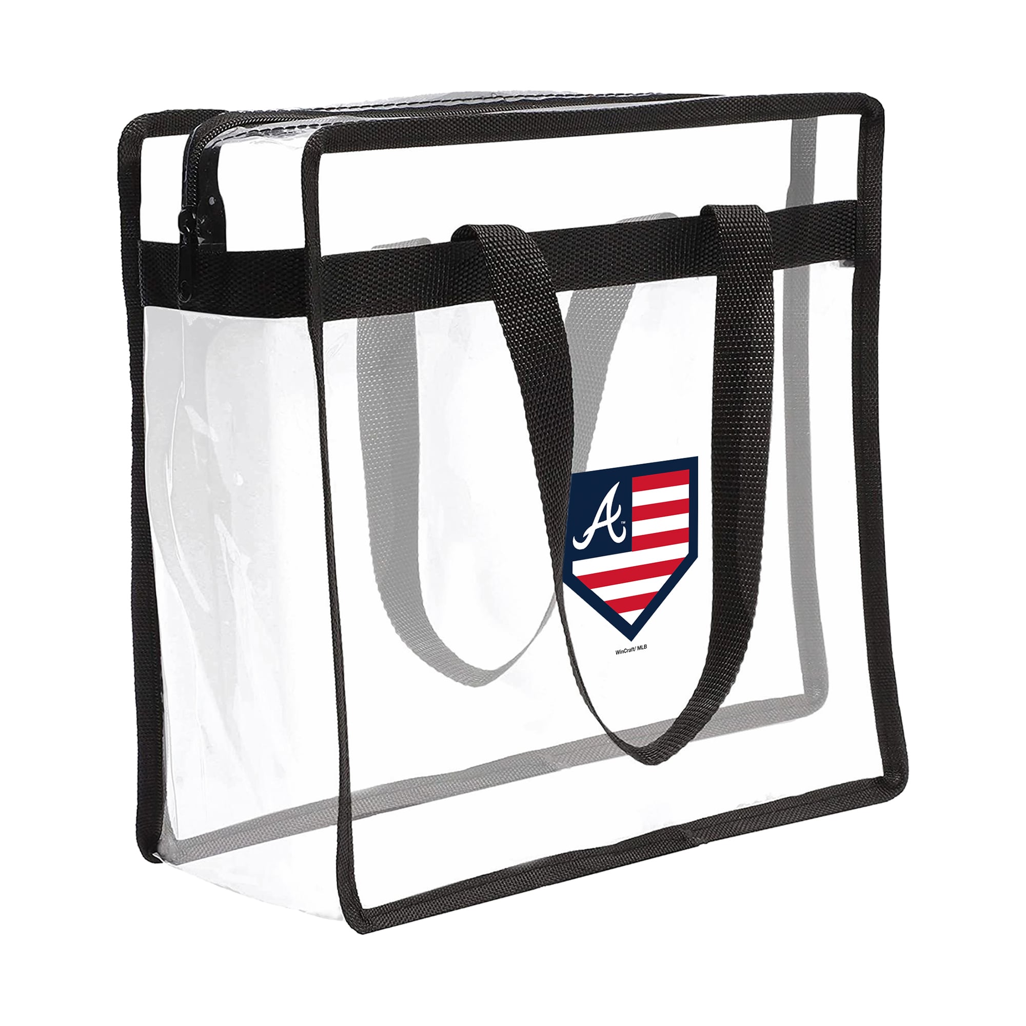 WinCraft  Atlanta Braves Clear Tote Bag