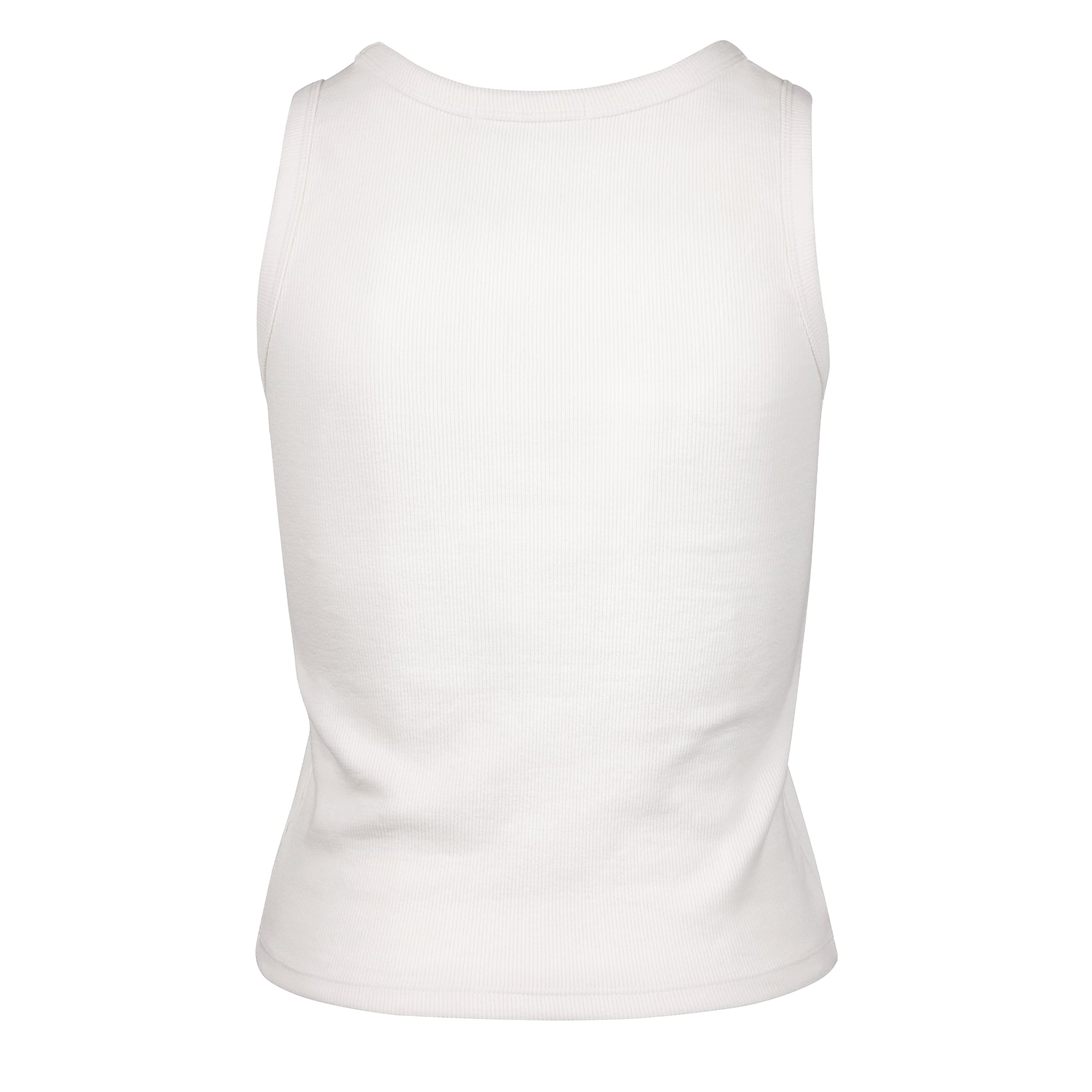 Women's '47 Cream Atlanta Braves Single Swirl Ribbed Baby Tank Top