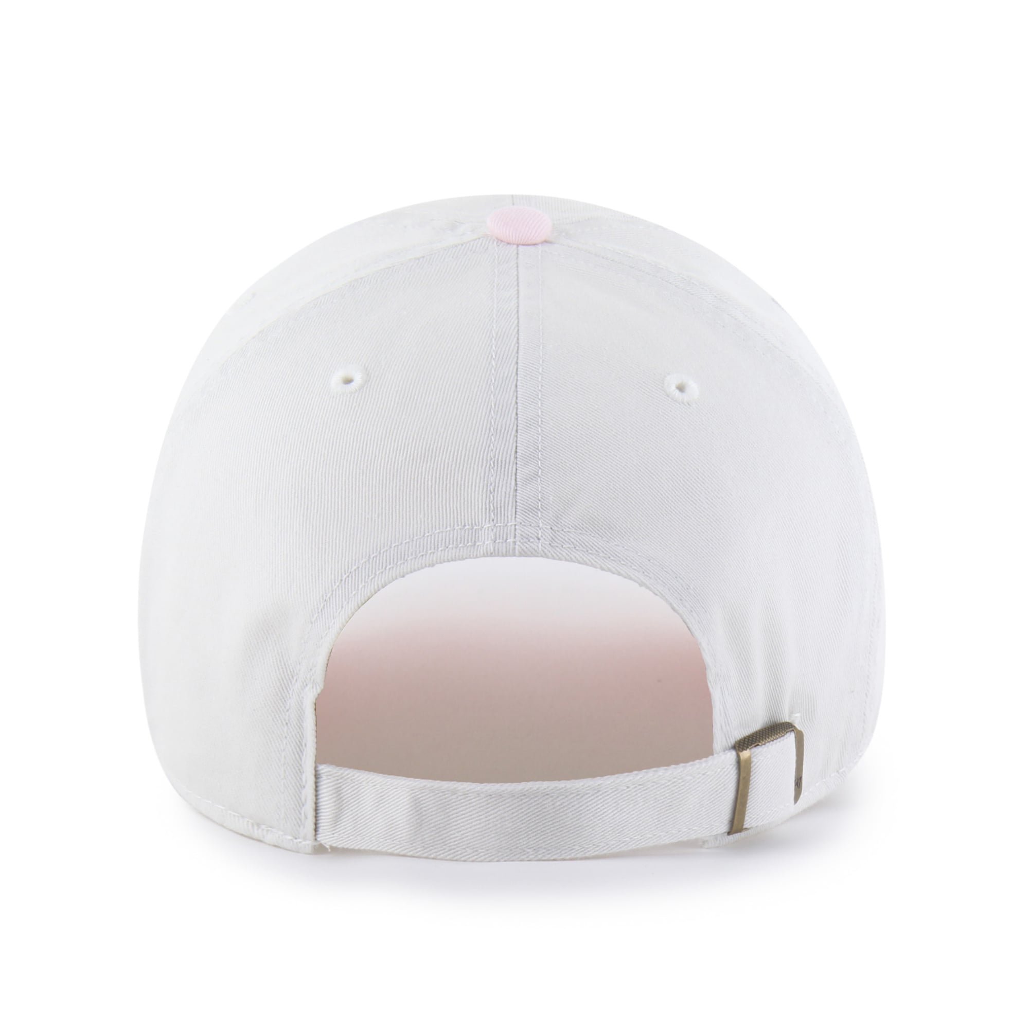 Women's '47 White/Pink Atlanta Braves Gelato Two-Tone Clean Up Adjustable Hat