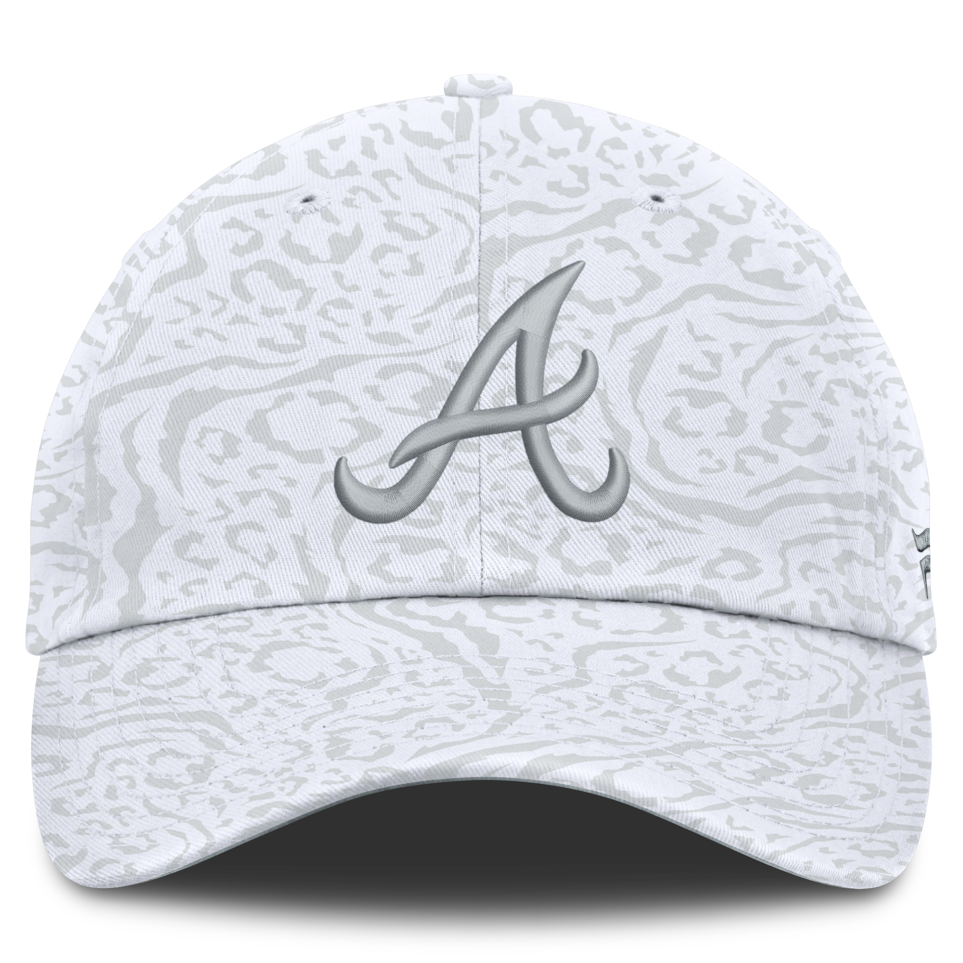 Women's Fanatics White Atlanta Braves Umbra Adjustable Hat