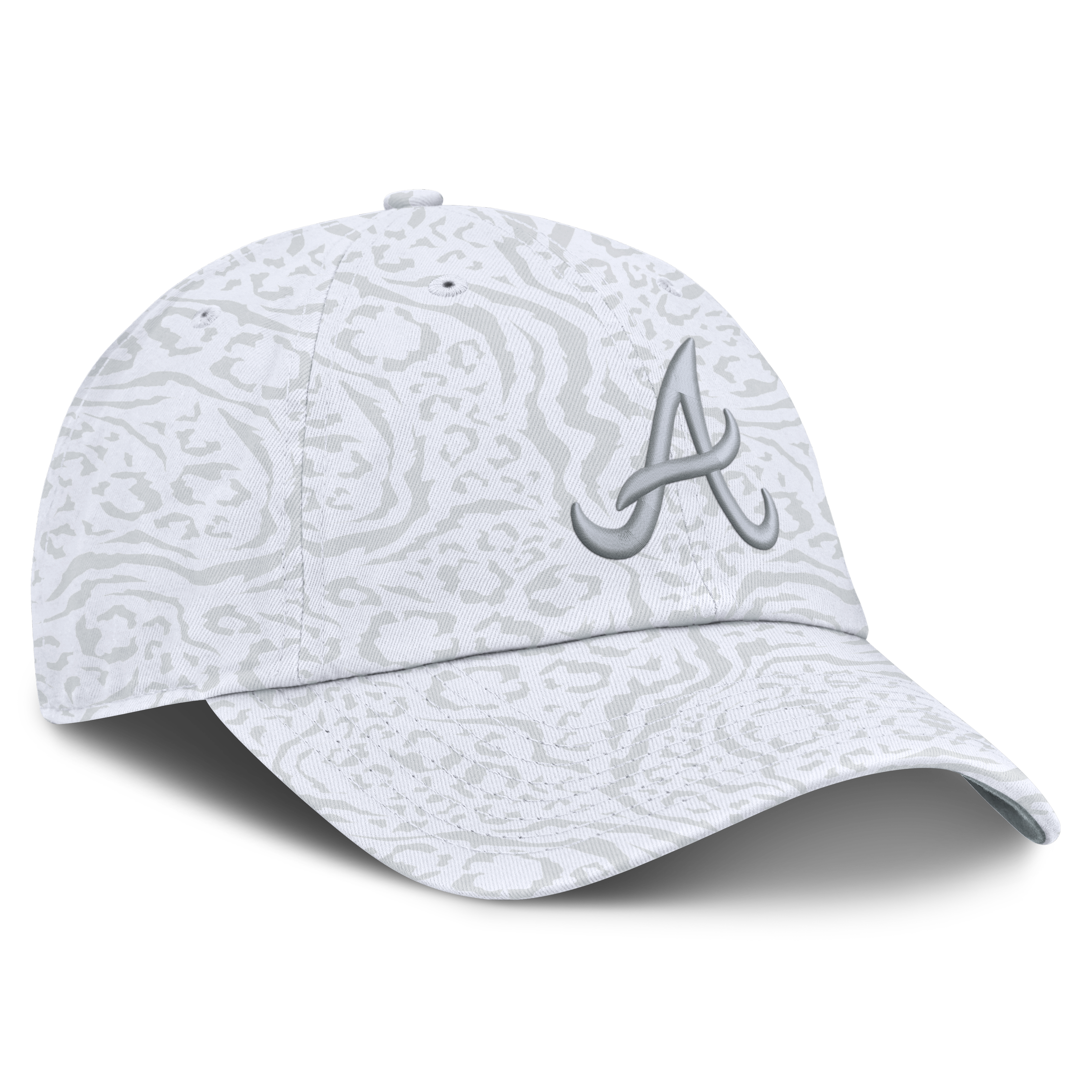 Women's Fanatics White Atlanta Braves Umbra Adjustable Hat