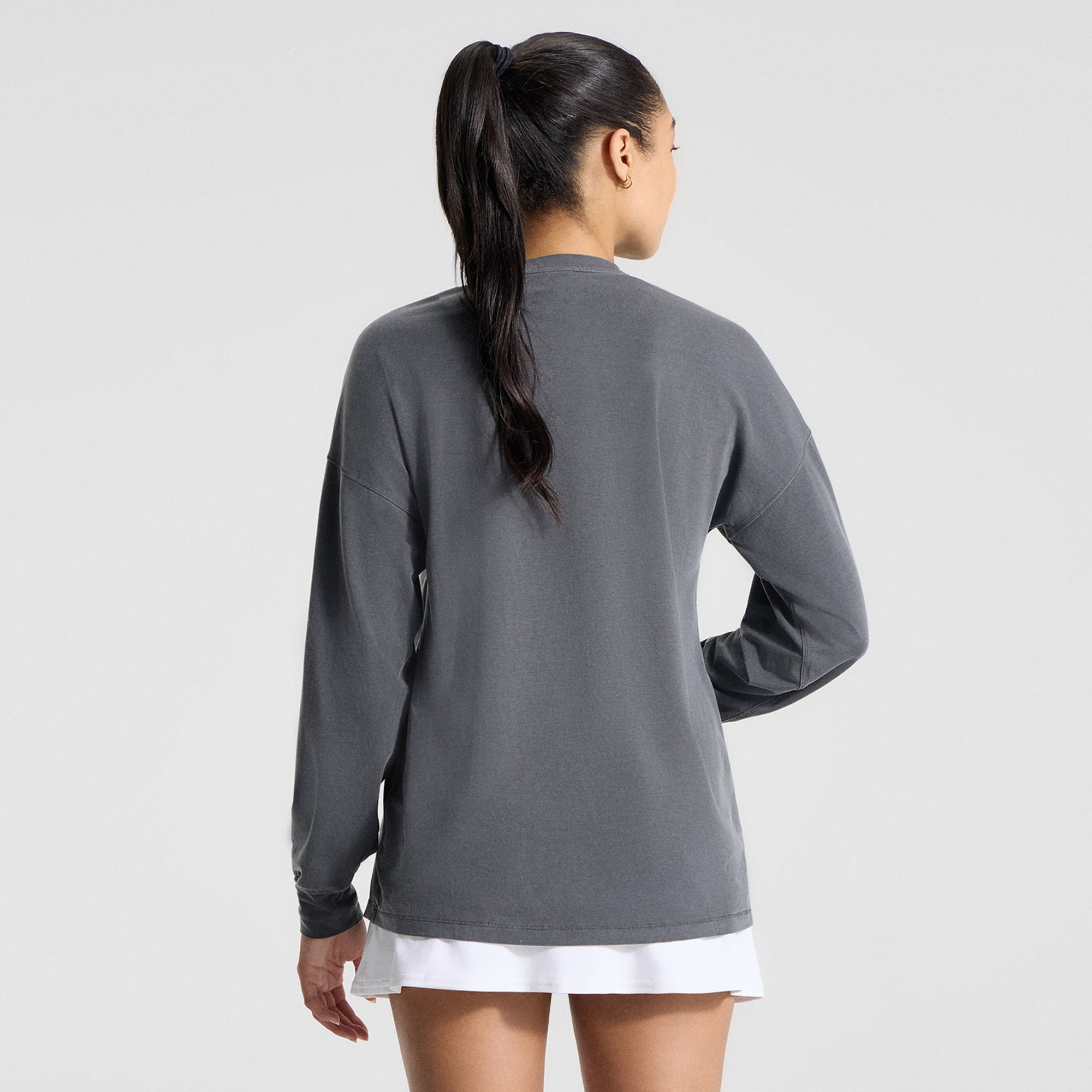 T-shirt à manches longues EasySet Relaxed-Fit gris Atlanta Braves de lululemon pour femme
