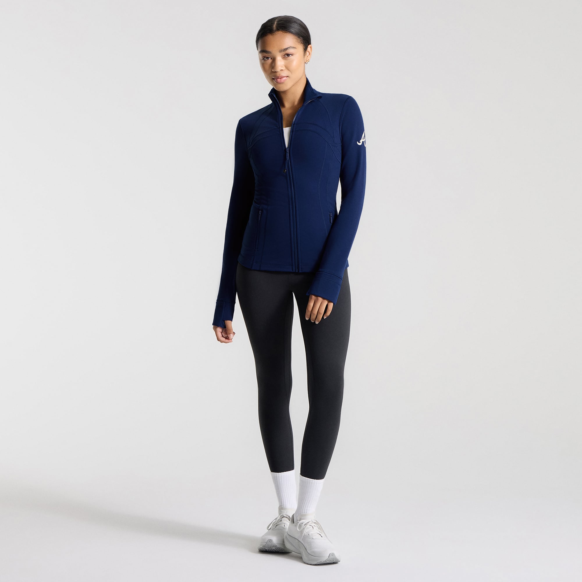 Veste Define blanche Atlanta Braves pour femmes de lululemon *Luon™