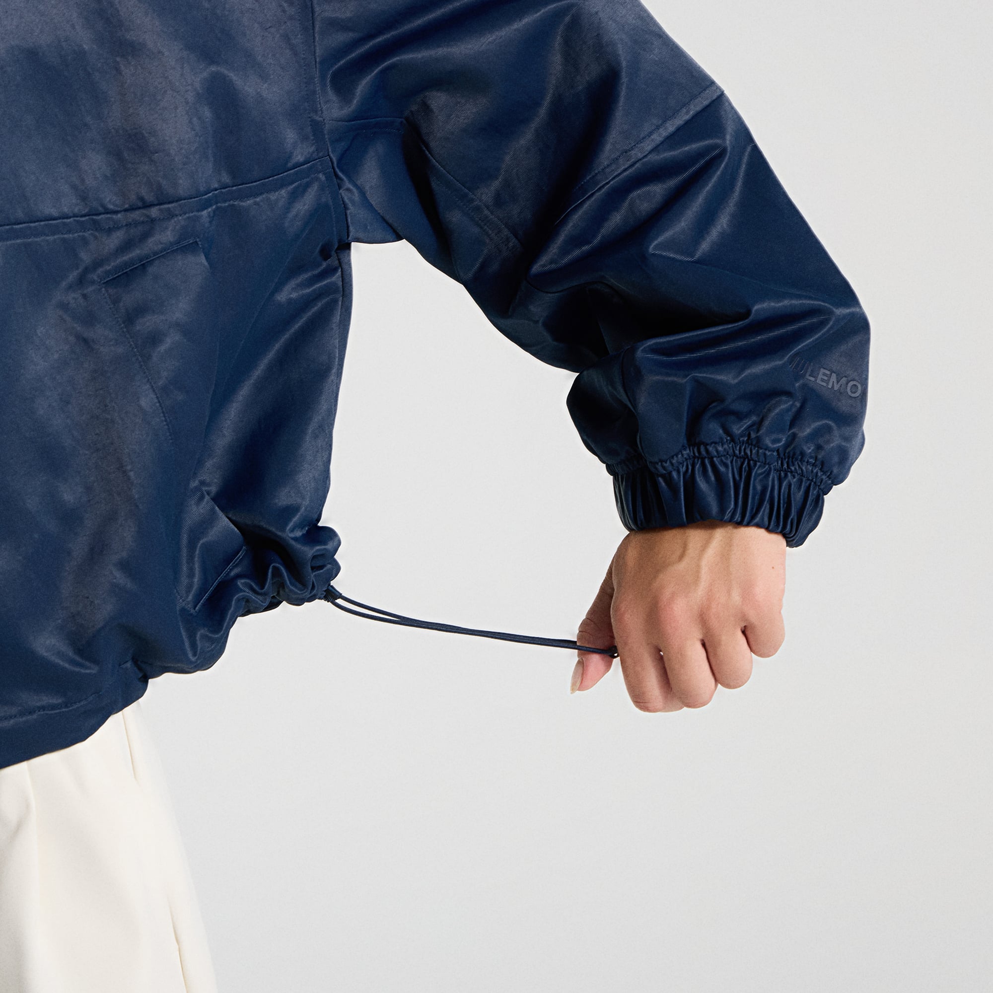 Veste d'entraîneur lululemon True Navy Atlanta Braves pour femme