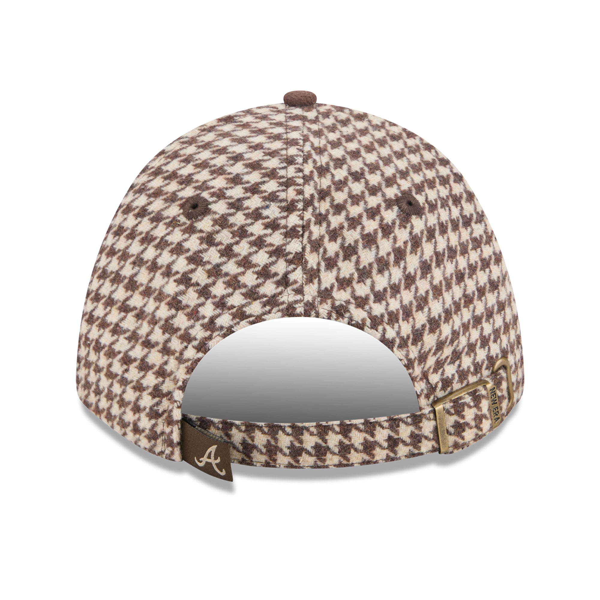 Casquette ajustable New Era Atlanta Braves marron clair 9FORTY M-Crown pour femme