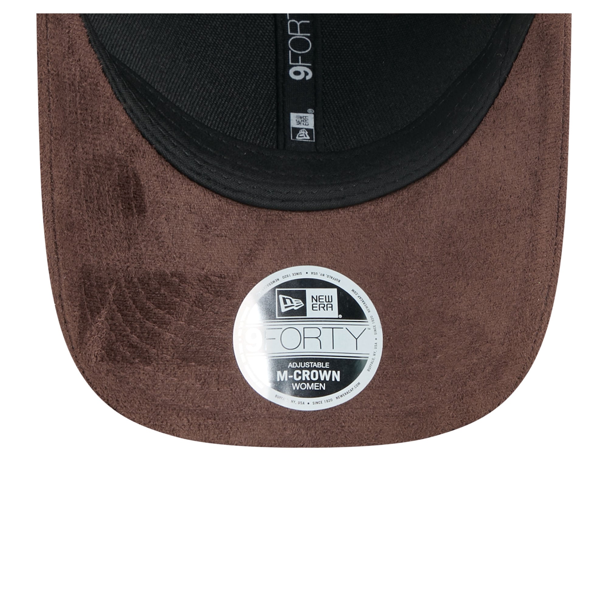 Casquette ajustable New Era Atlanta Braves marron clair 9FORTY M-Crown pour femme