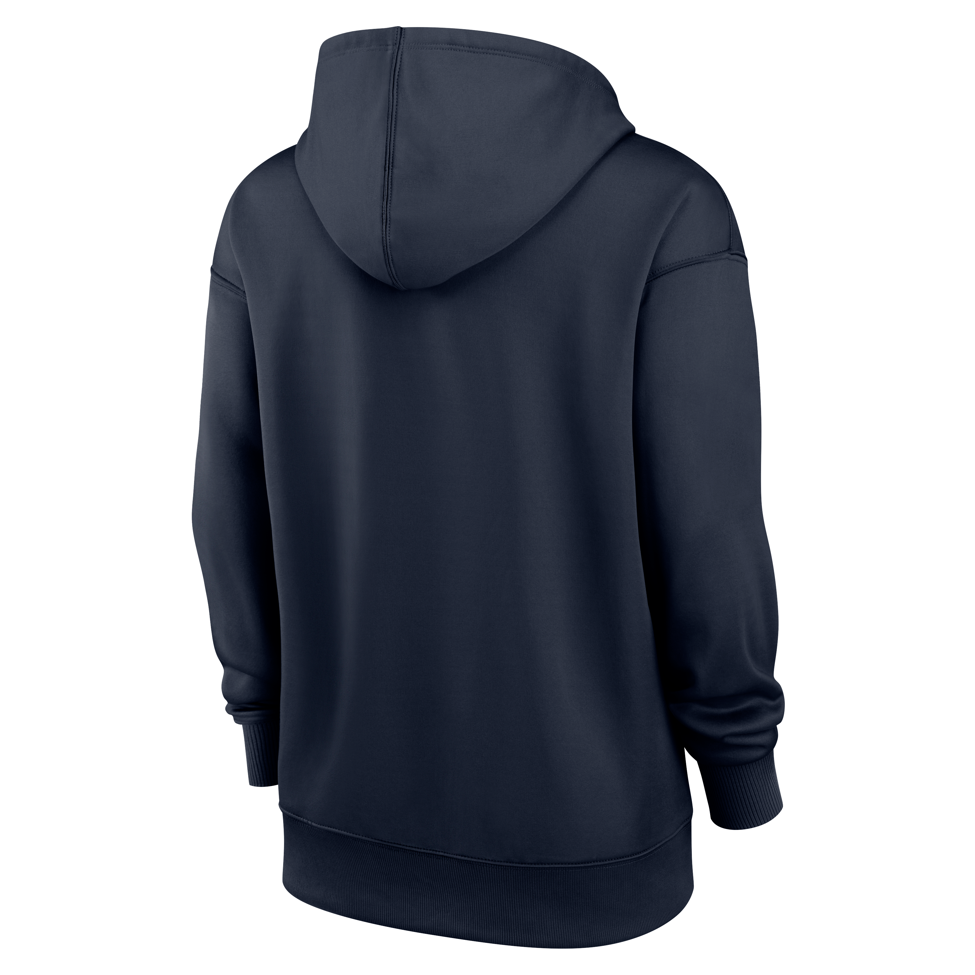 Women's Nike Navy Atlanta Braves Authentic Collection Therma-FIT Hoodie
