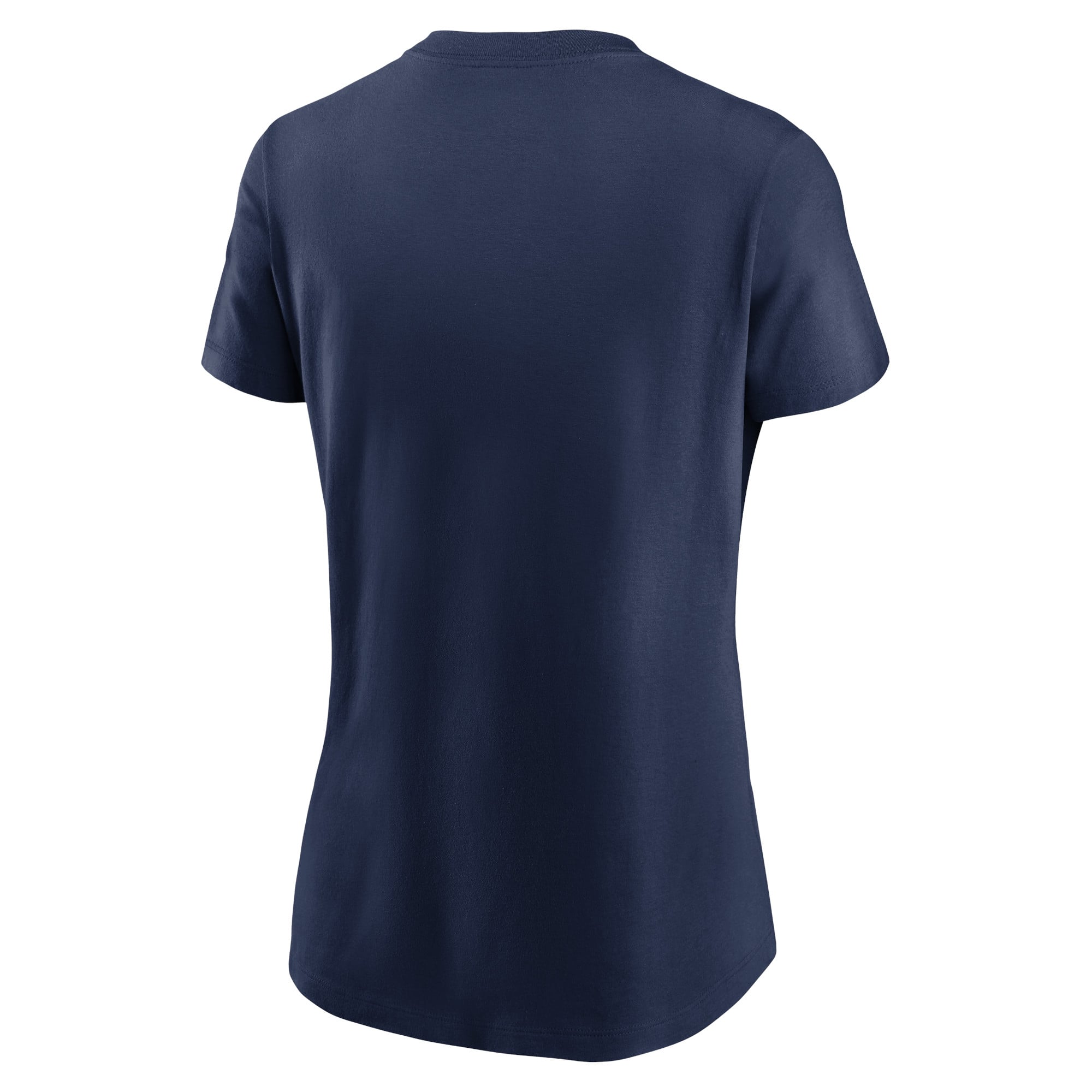 Women's Nike Navy Atlanta Braves Wordmark T-Shirt