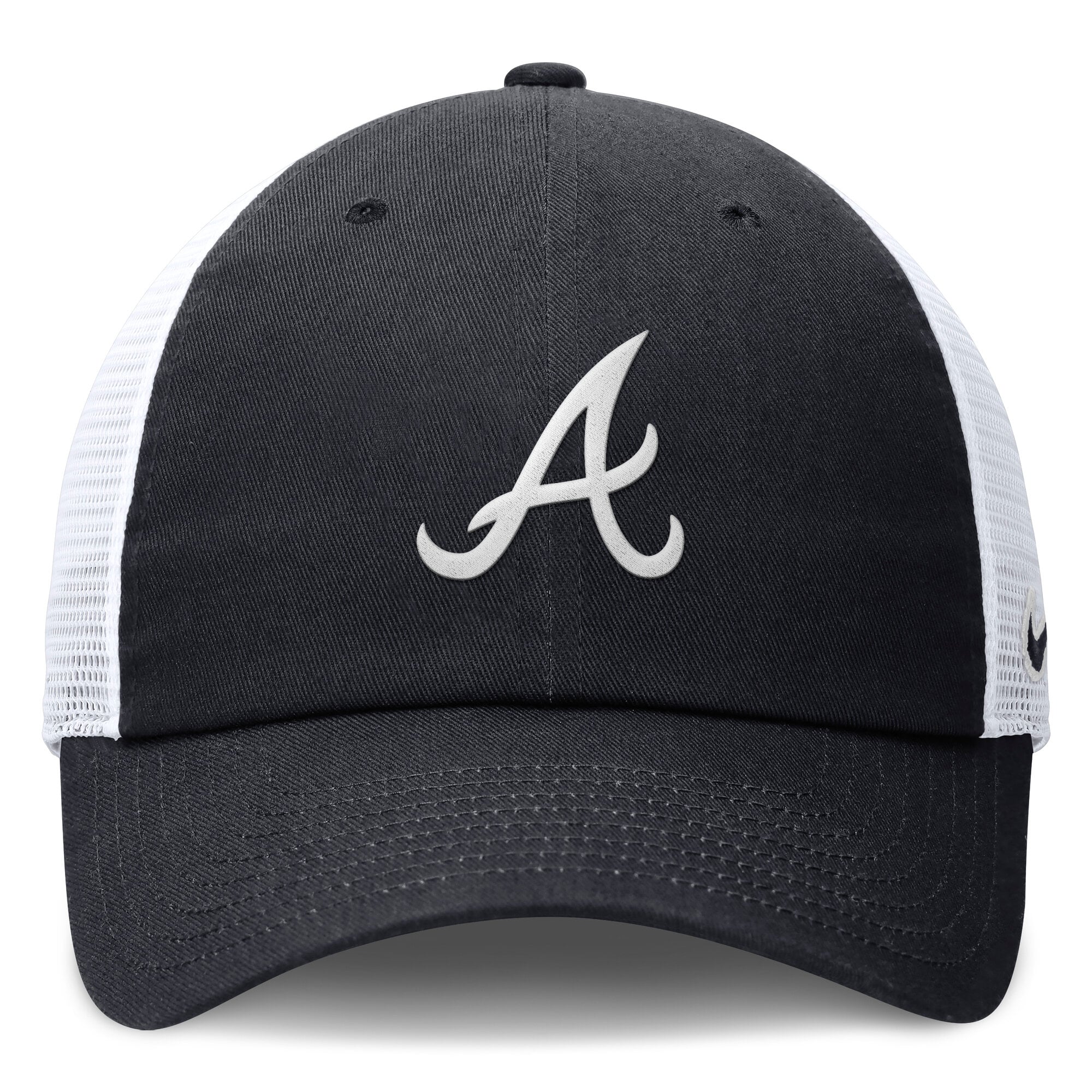 Women's Nike Navy/White Atlanta Braves Club Trucker Adjustable Hat