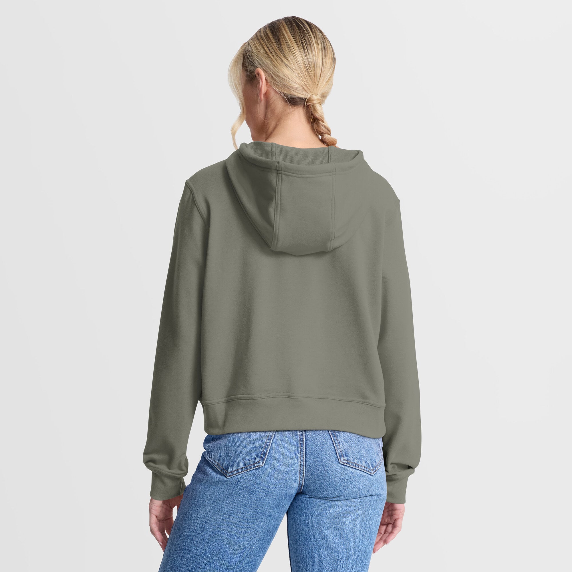 Women's Nike Olive Atlanta Braves One Tri-Blend Dri-FIT Hoodie